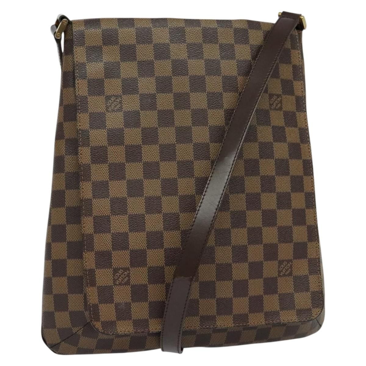 Louis Vuitton Damier Ebene Musette Shoulder Bag N51302 Lv Auth Ec946 in Damie Ebene, Women's