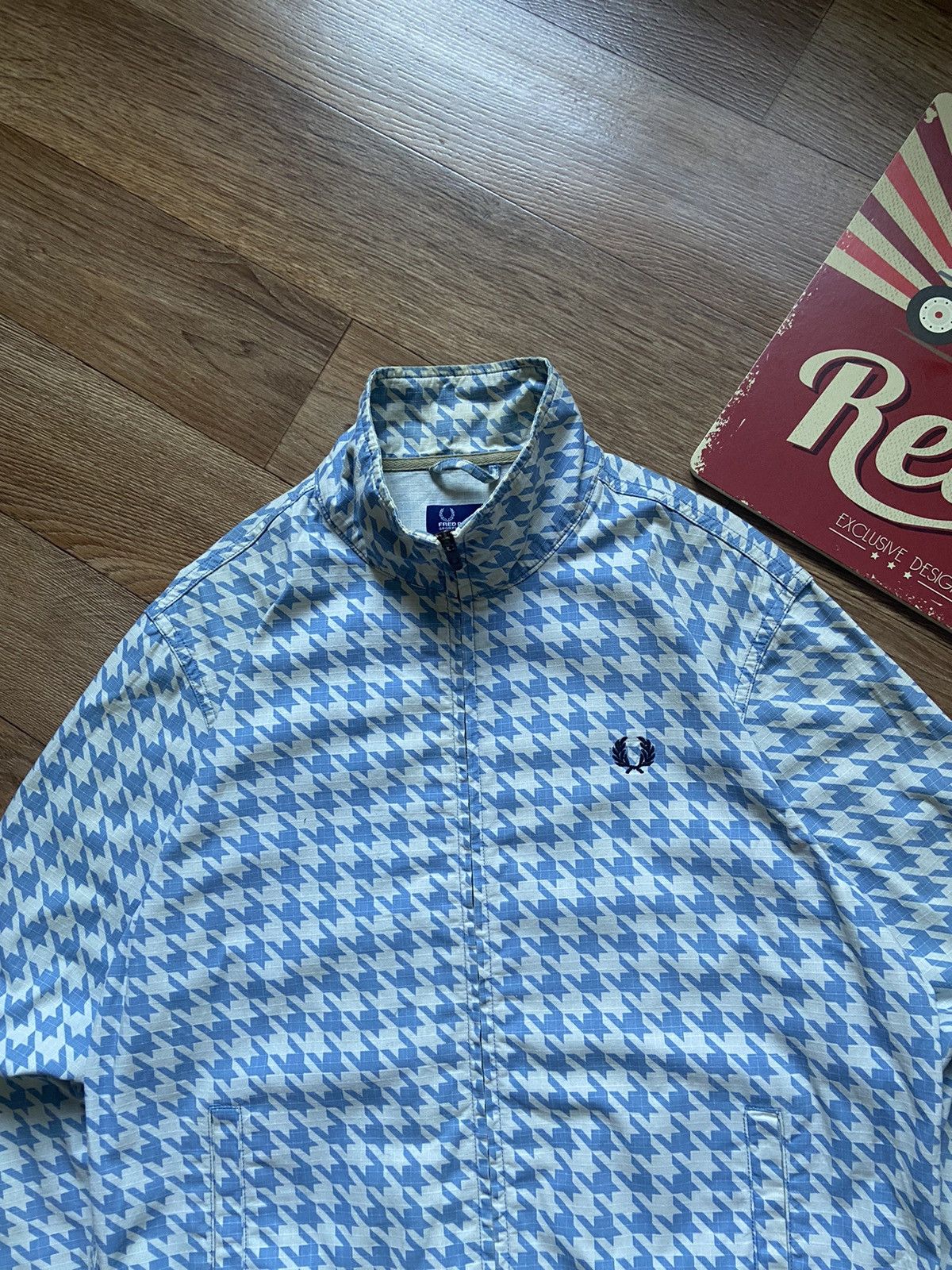 Fred Perry Vintage Fred Perry Checked Pattern Bomber Jacket Size US M / EU 48-50 / 2 - 3 Thumbnail