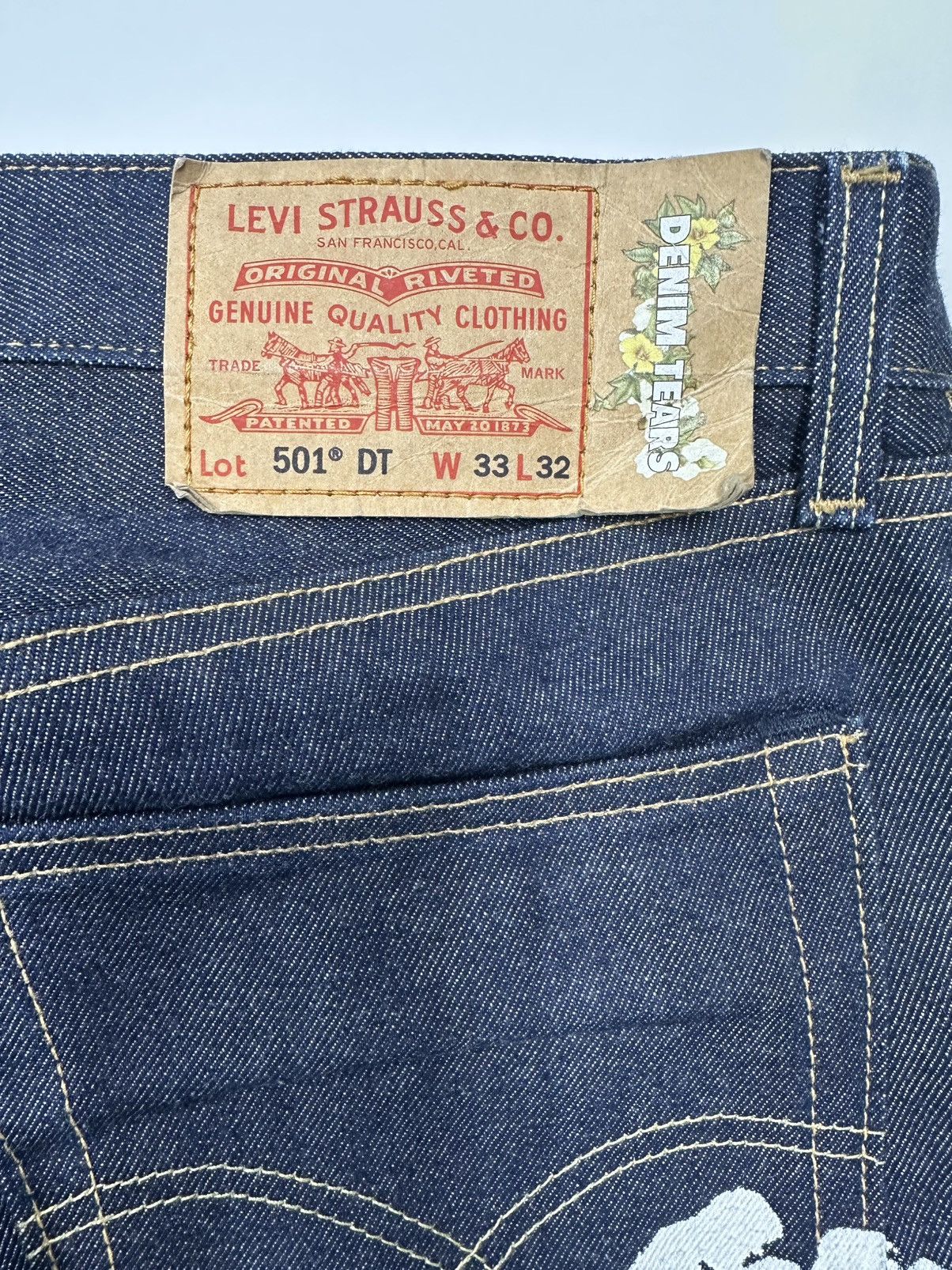 DENIM TEARS × Levi's Denim Tears Size US 33 - 3 Thumbnail