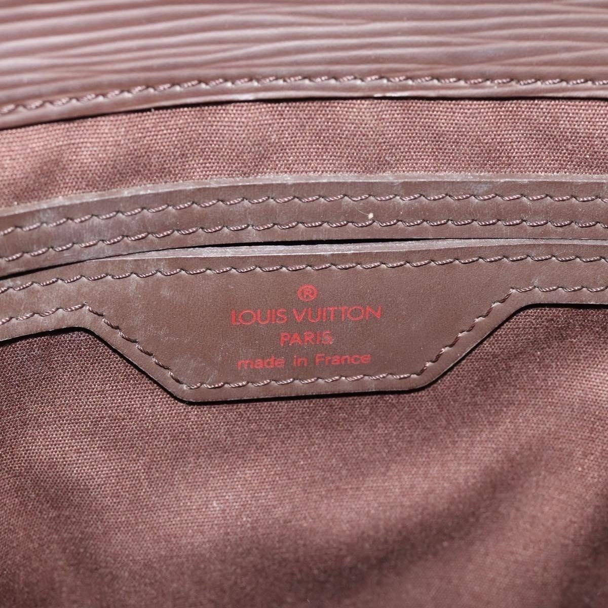 Louis Vuitton Louis Vuitton Epi Sac Plat PM Handbag Brown Size ONE SIZE - 13 Thumbnail