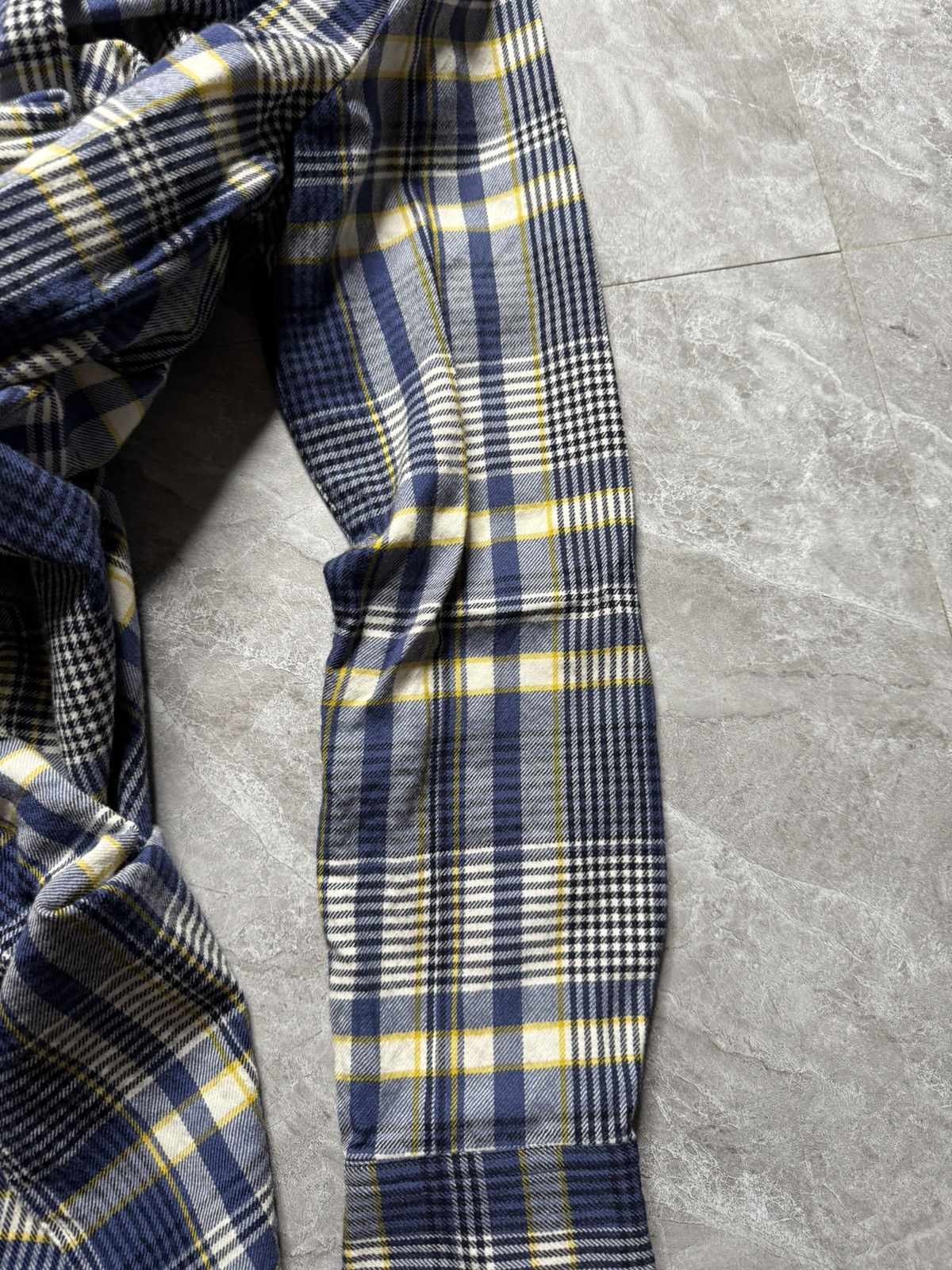 Y's Ys Yohji Yamamoto Deconstructed Wool Check Shirt Size US M / EU 48-50 / 2 - 6 Thumbnail