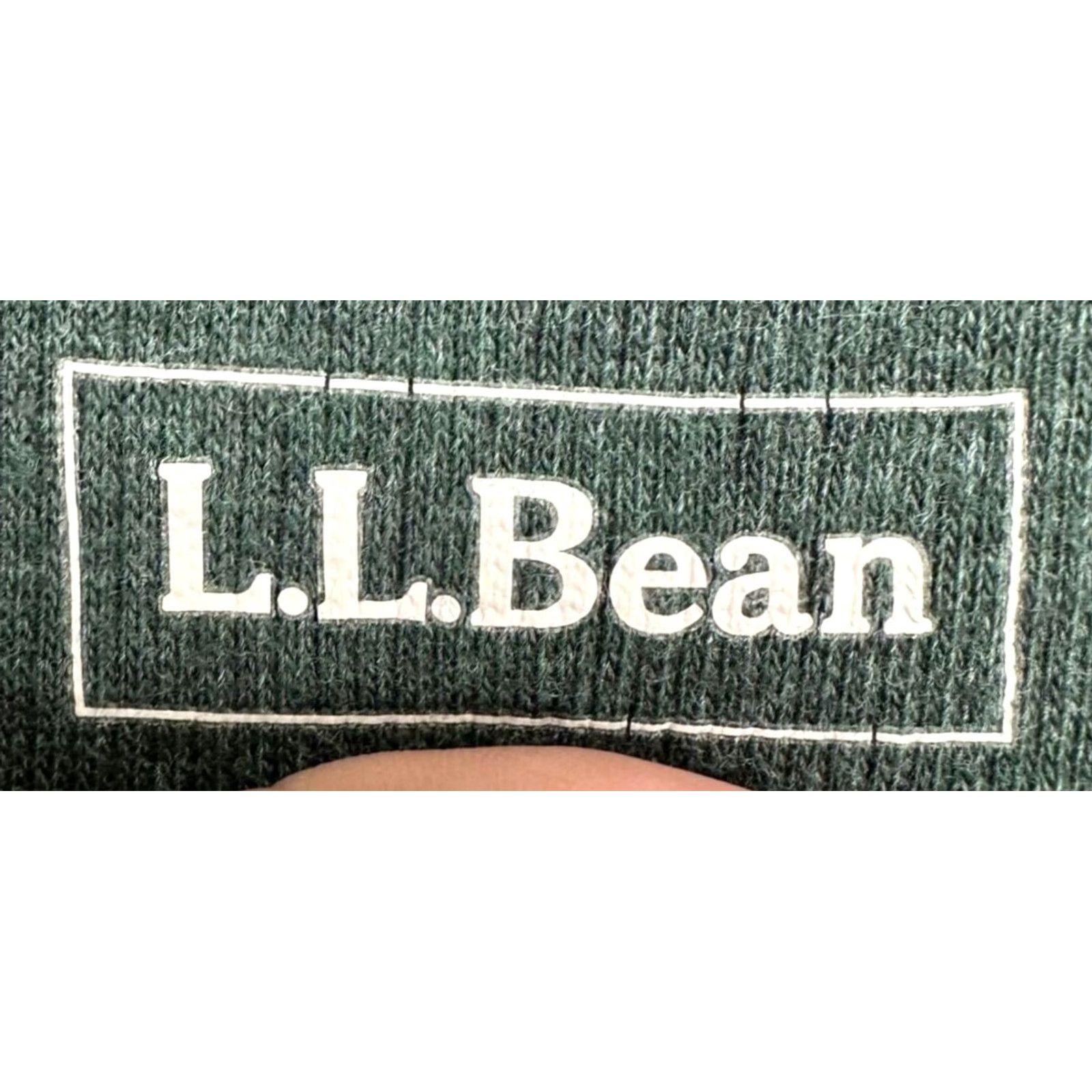 Vintage L.L. Bean Sweater Mens 2XL Green Henley Thermal Waffle-Knit Slim Fit Pullover Size US XXL / EU 58 / 5 - 5 Thumbnail