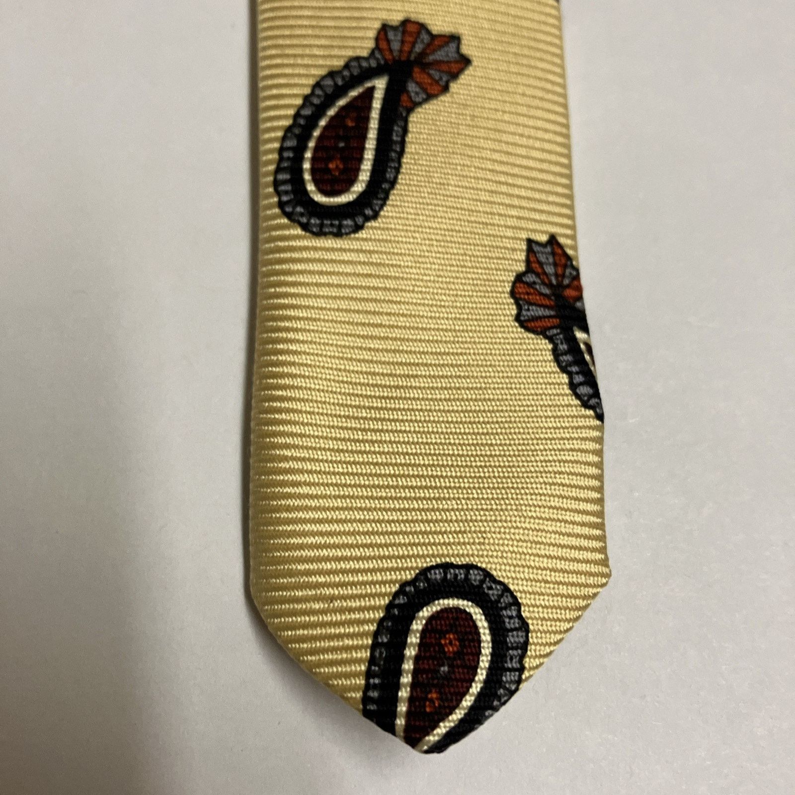 Robert Talbott Robert Talbot Pasiley Wedding Dance Prom Necktie Repp Silk Size ONE SIZE - 7 Thumbnail