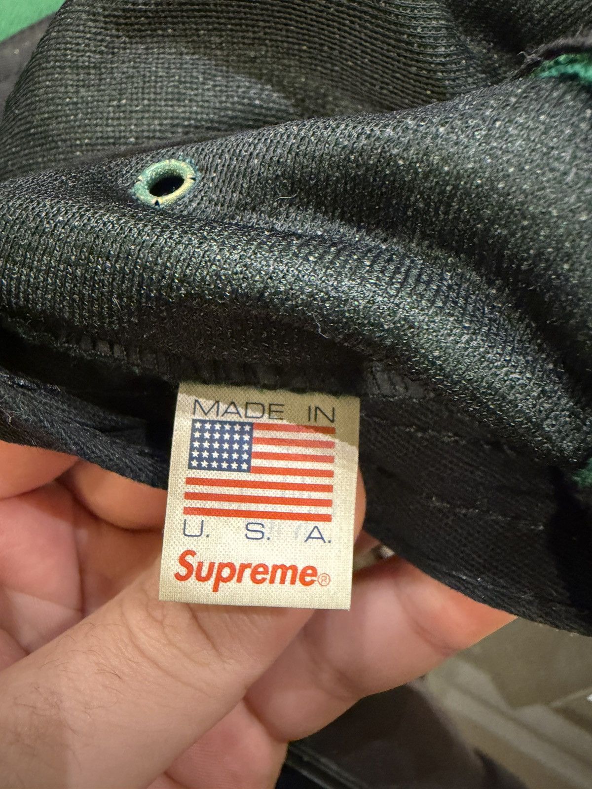 Supreme Supreme SS19 Pique Piping Camp Hat - Green Size ONE SIZE - 3 Thumbnail