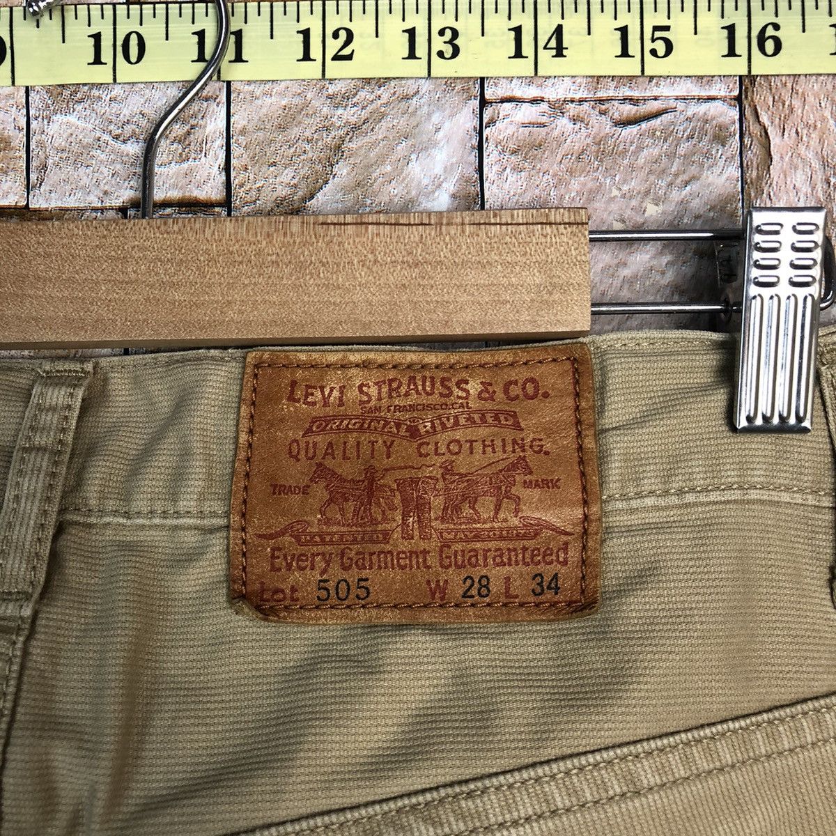 Levi's 505 Levis vintage Brown Pants #A720 Size US 29 - 19 Thumbnail