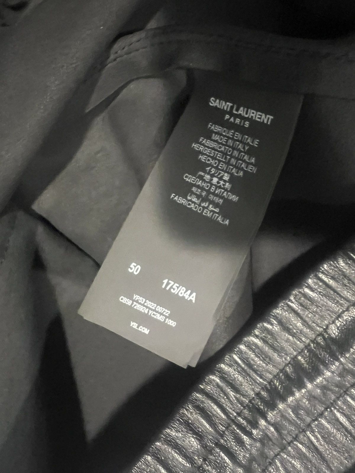 Saint Laurent Paris Saint Laurent mens leather pants. 52/34. $4990 Size US 34 / EU 50 - 11 Thumbnail