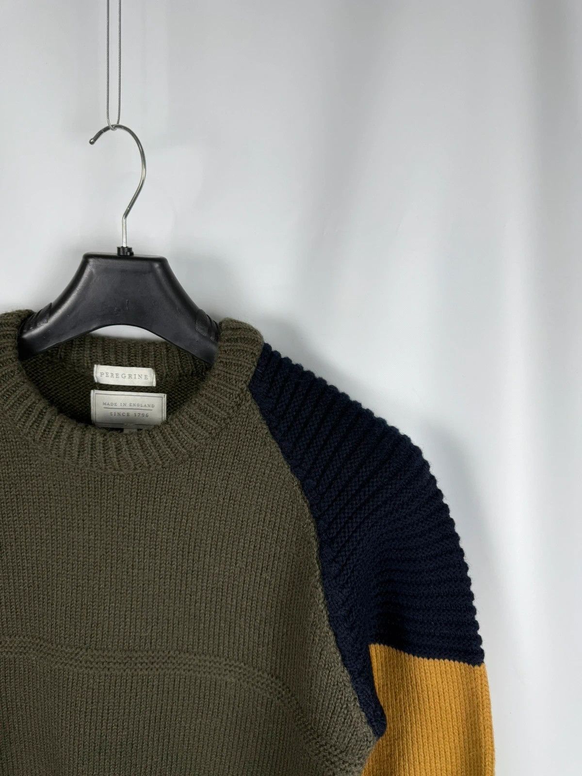 Peregrine Peregrine 1796 Wool Knit Sweater Made In England size L Size US L / EU 52-54 / 3 - 3 Thumbnail
