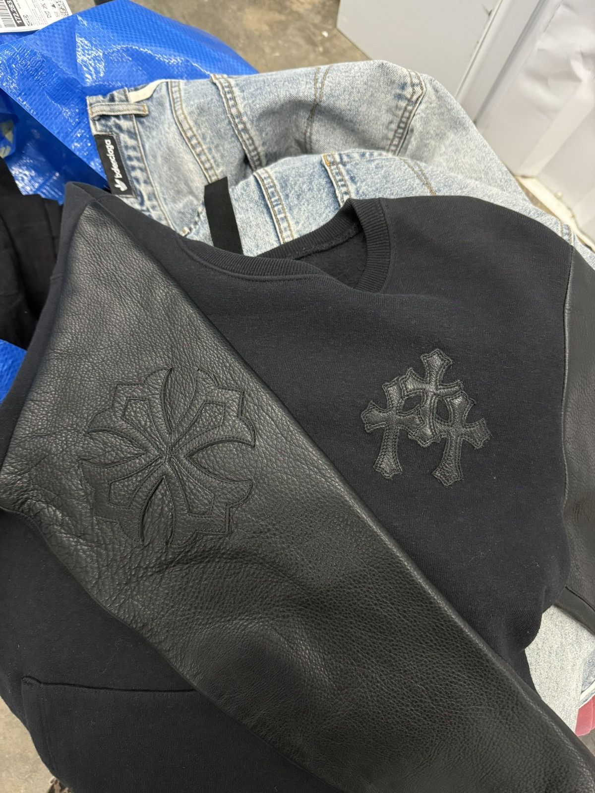 Chrome Hearts Chrome Hearts Leather Patch Sweater Size US M / EU 48-50 / 2 - 6 Thumbnail