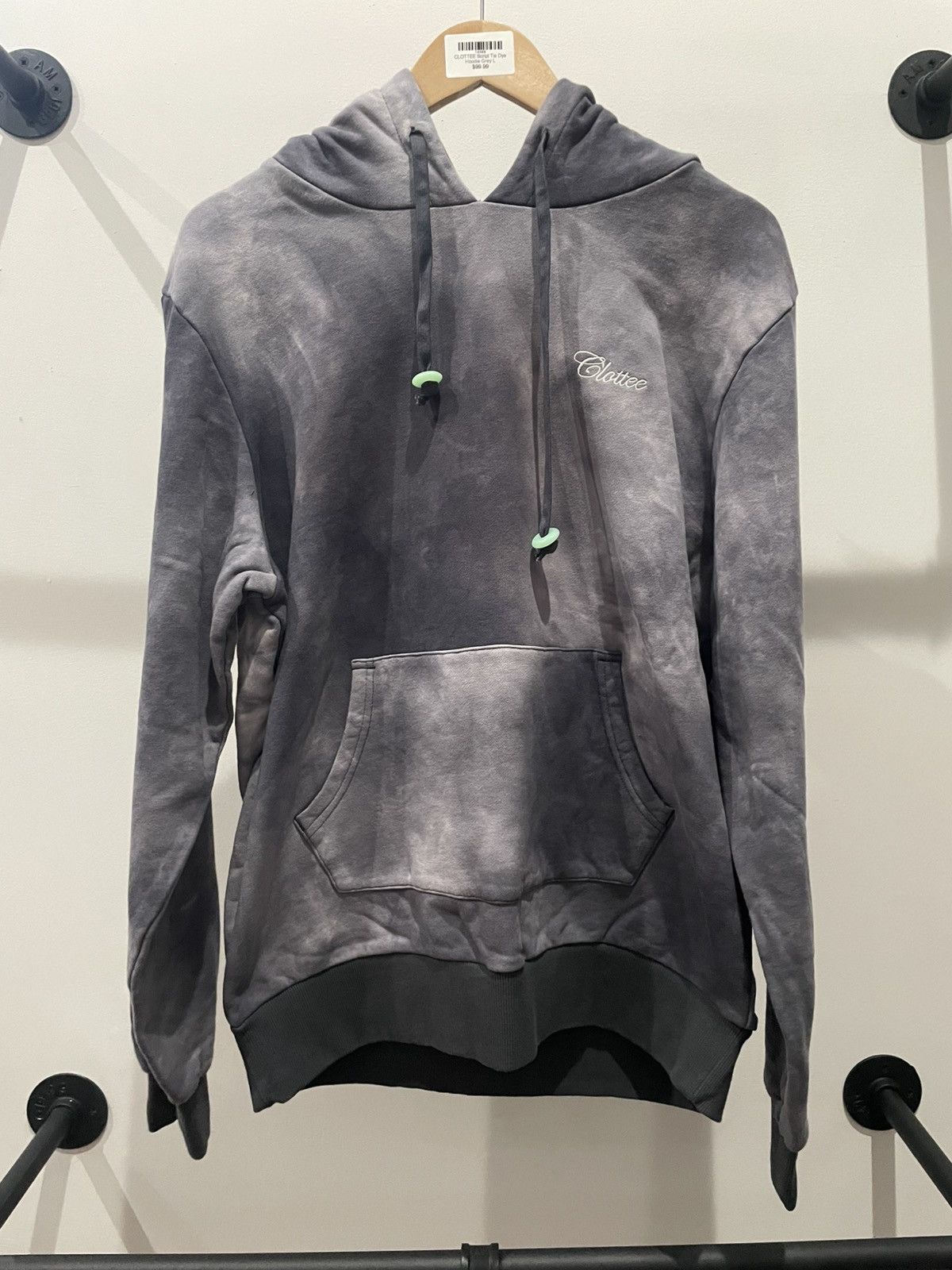 CLOT CLOTTEE Script Tie Dye Hoodie Grey Size L Size US L / EU 52-54 / 3 - 1 Thumbnail
