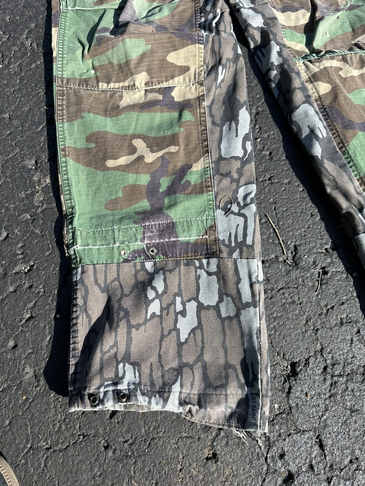 Vintage Custom Camo Military Cargo Pants by Drew Reid’s Denim Repair Size US 36 / EU 52 - 2 Thumbnail