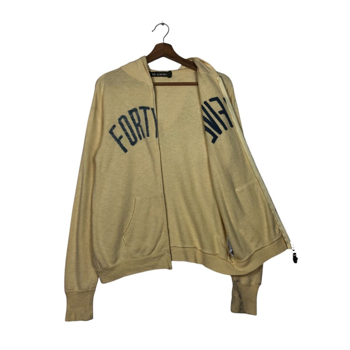 45rpm 📌Vintage Zipper Jacket Hoodie 45Rpm Big Logo Spell Out Size US M / EU 48-50 / 2 - 13 Thumbnail