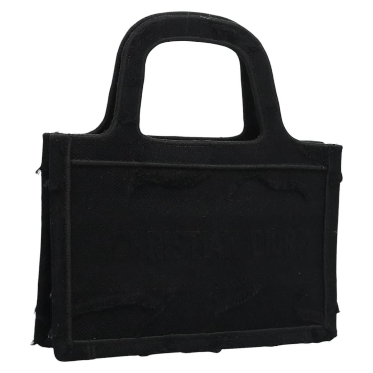 Dior Book Tote Mini Tote Bag Canvas Black, Women's