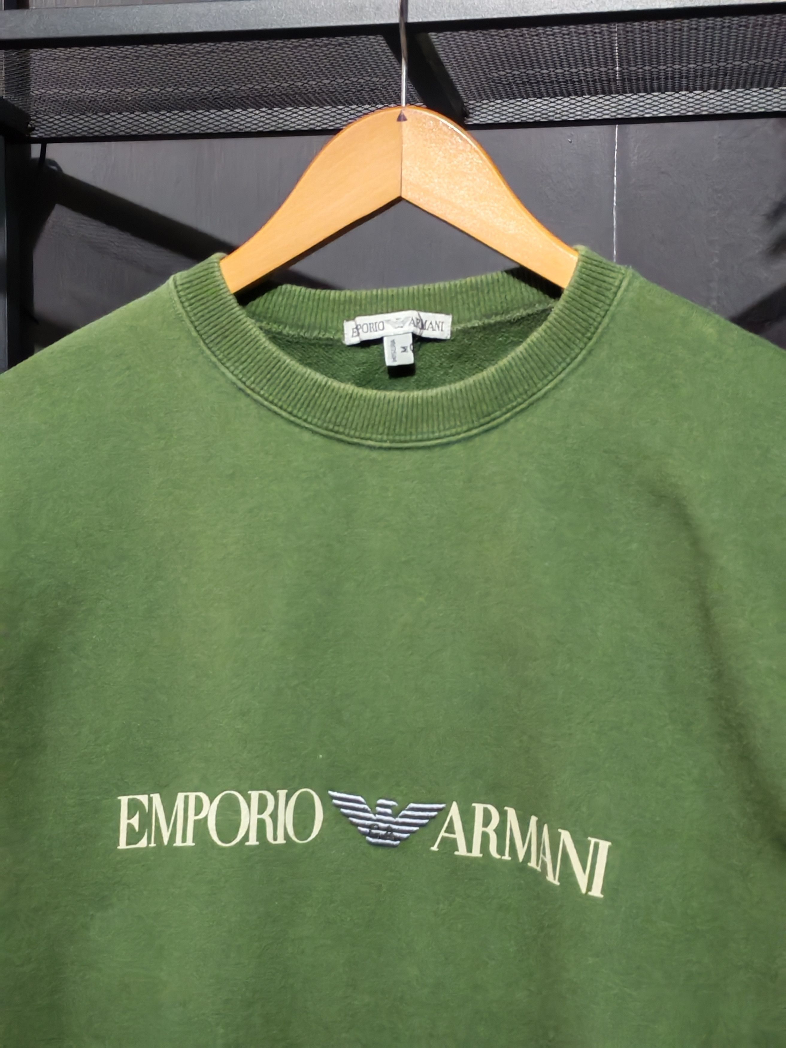 Emporio Armani Vintage Emporio Armani Sweatshirt Size US M / EU 48-50 / 2 - 2 Thumbnail