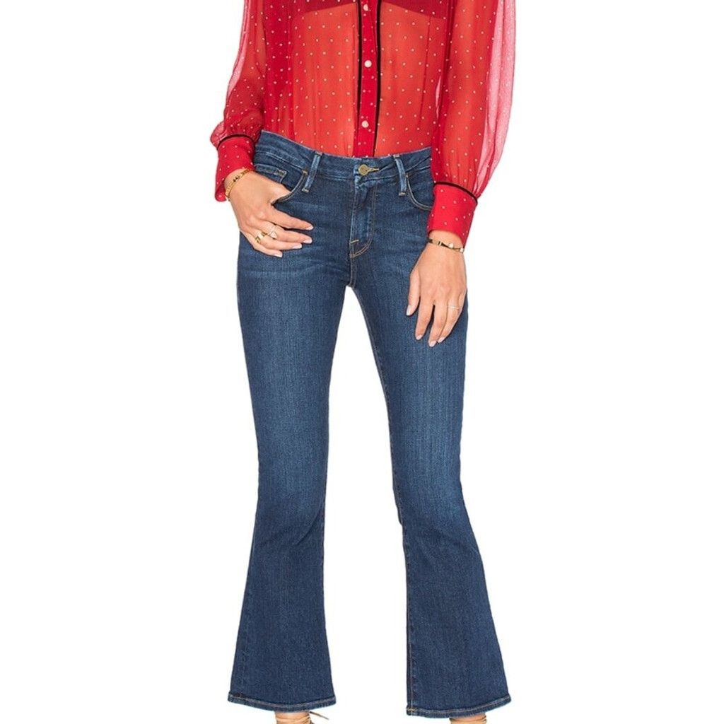 Frame FRAME Le Crop Mini Boot Cropped Boot cut Flared Remsen Size 25" / US 0 / IT 36 - 4 Thumbnail
