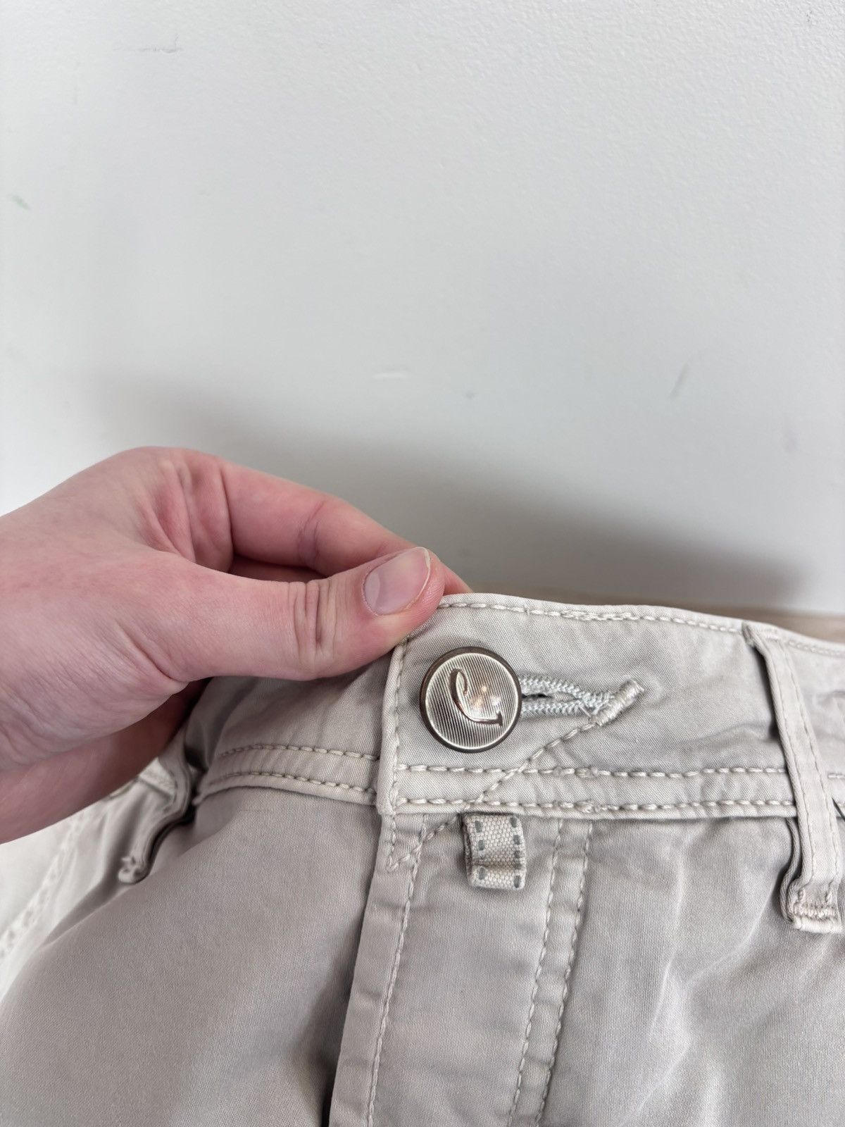 Jacob Cohen Jacob Cohen J613 Comf Vintage Men’s Beige Jeans Pants Size US 30 / EU 46 - 10 Thumbnail