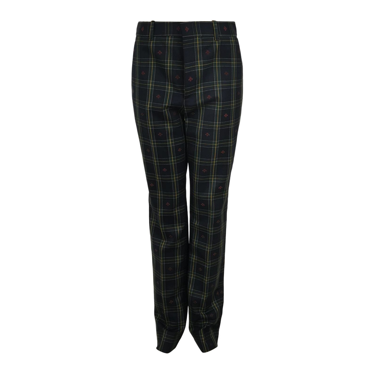 Gucci Gucci Bee Plaid Pants Size 40 Size 27" / US 4 / IT 40 - 1 Thumbnail