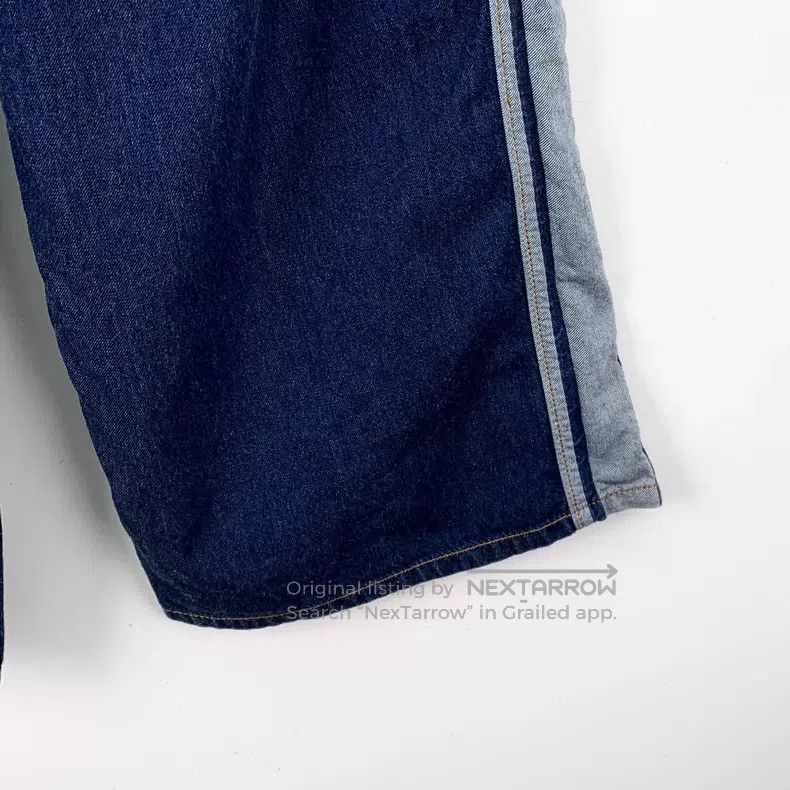 Dior Dior Dark blue side logo letter cotton denim wide-leg trou Size 42" / US 20 - 5 Thumbnail