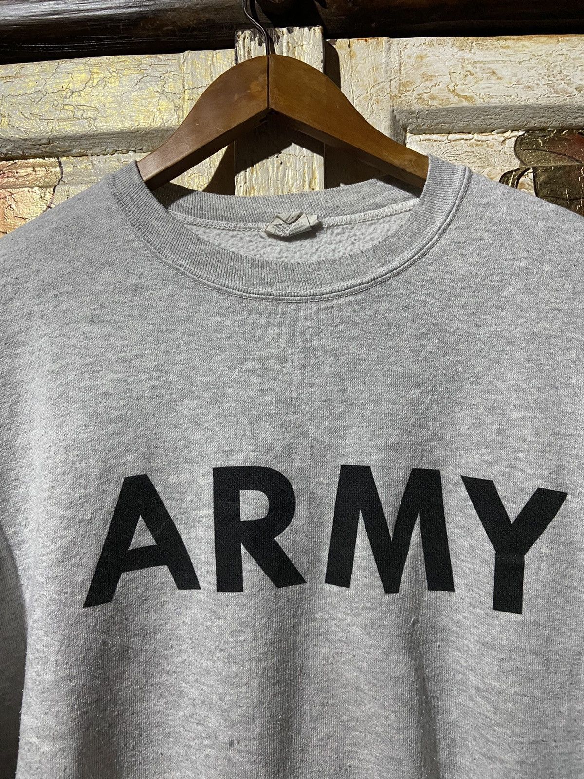 Vintage Vintage 80-90s rare army sweater grey size L Size US L / EU 52-54 / 3 - 2 Thumbnail