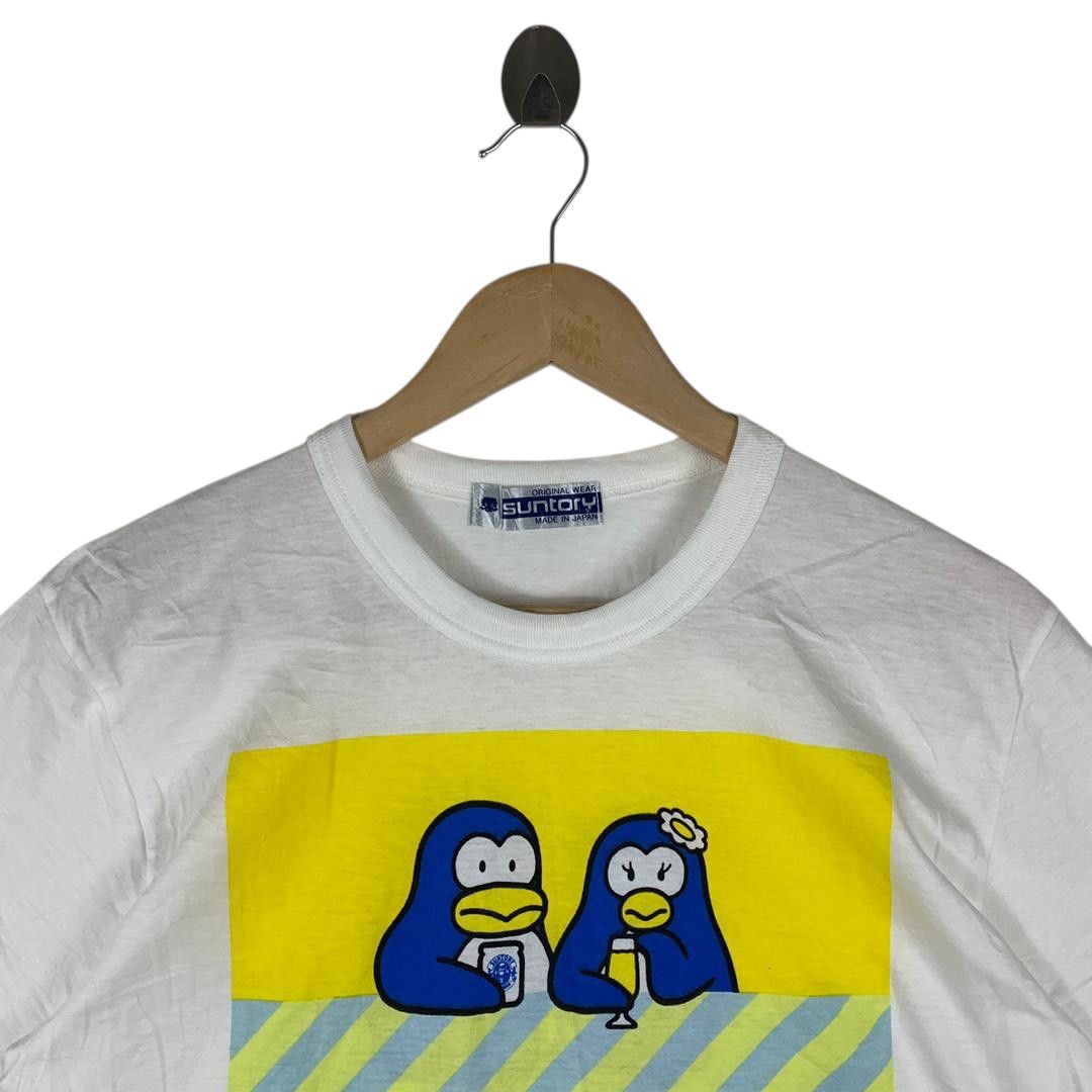 Other Vintage 80s Suntory Beer Penguin Double Side Graphic Tee Size US S / EU 44-46 / 1 - 2 Thumbnail