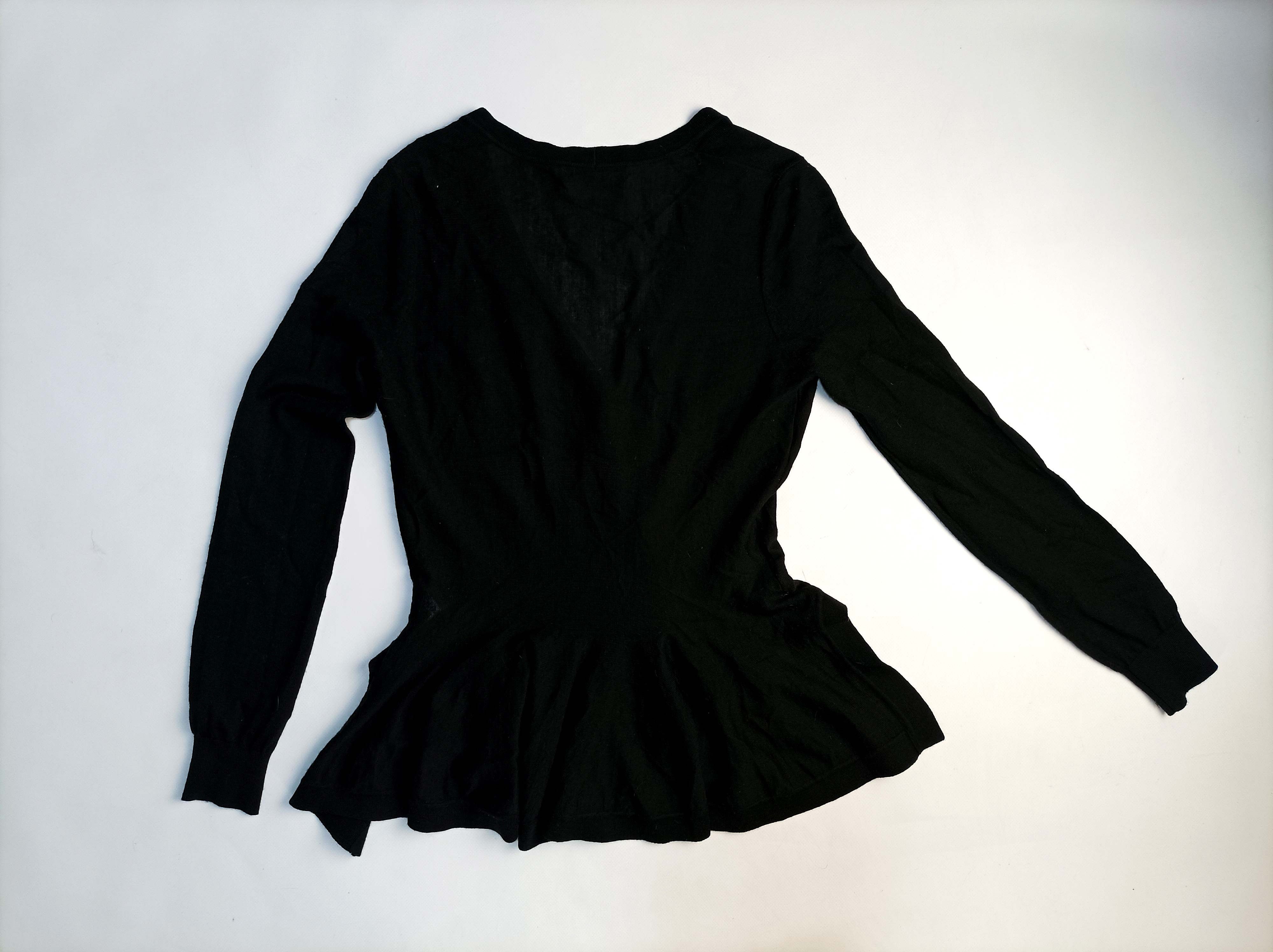 McQ Alexander McQueen Alexander McQueen Womens Black 100% Wool Cardigan Size M Size M / US 6-8 / IT 42-44 - 5 Thumbnail
