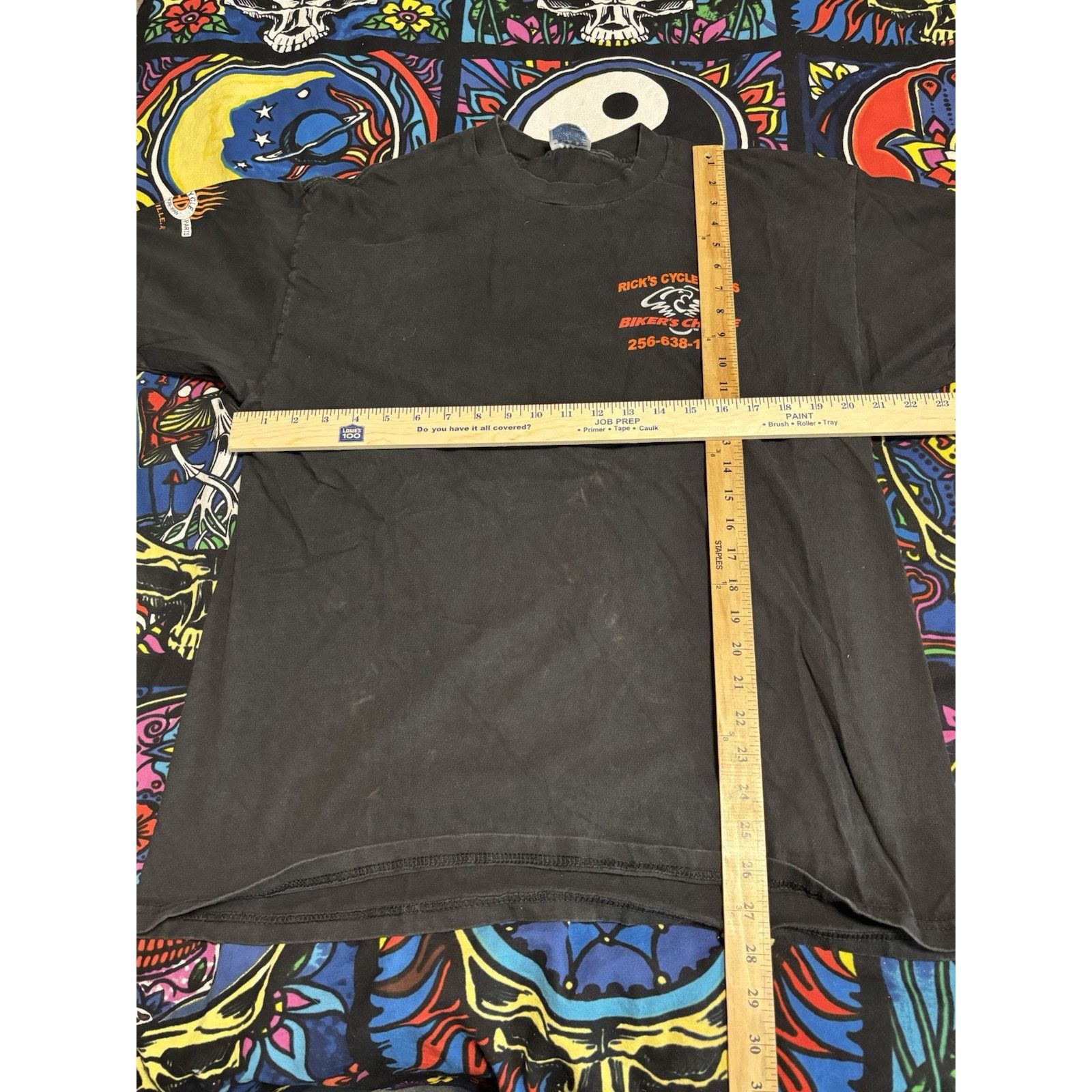Other ricks cycles black motorcycle Eric Herman Cranks Rare 90s L Size US XL / EU 56 / 4 - 9 Thumbnail