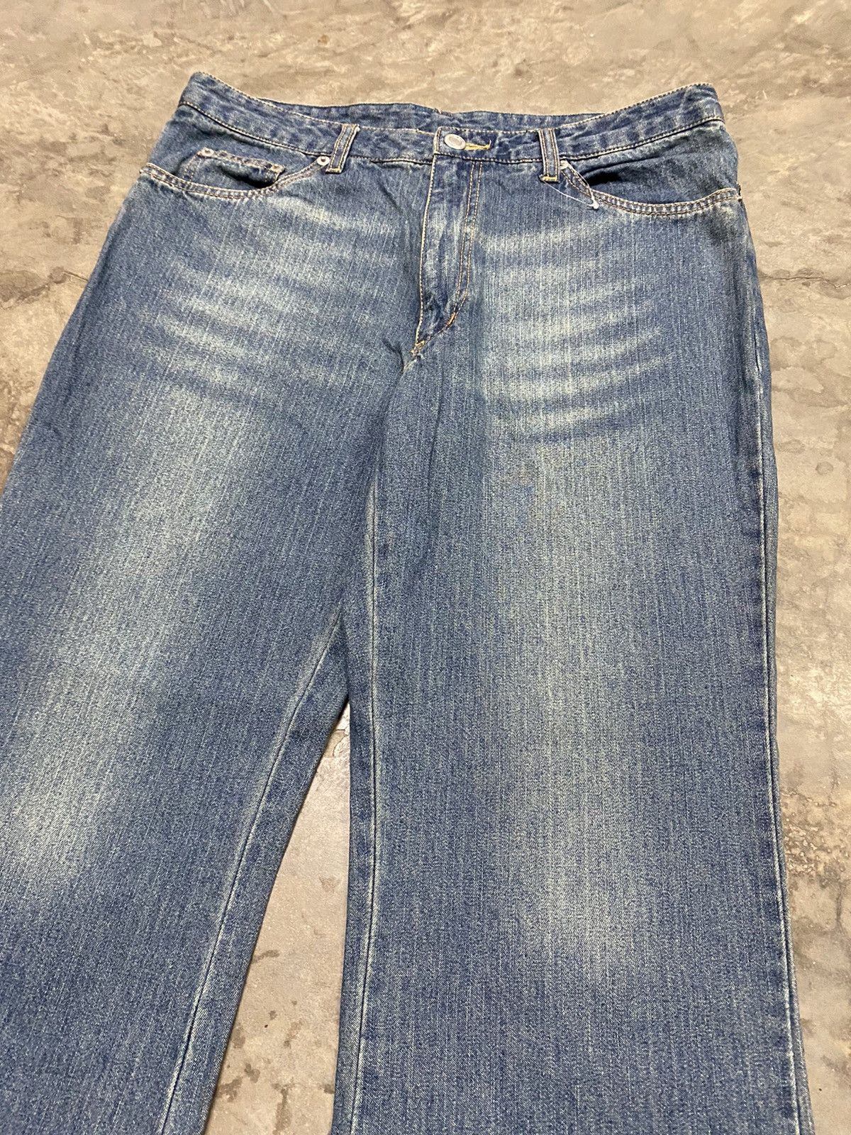 Beauty Beast × Japanese Brand Rare Flare Vintage 80s Hippie Style Baggy Jeans Size US 32 / EU 48 - 6 Thumbnail