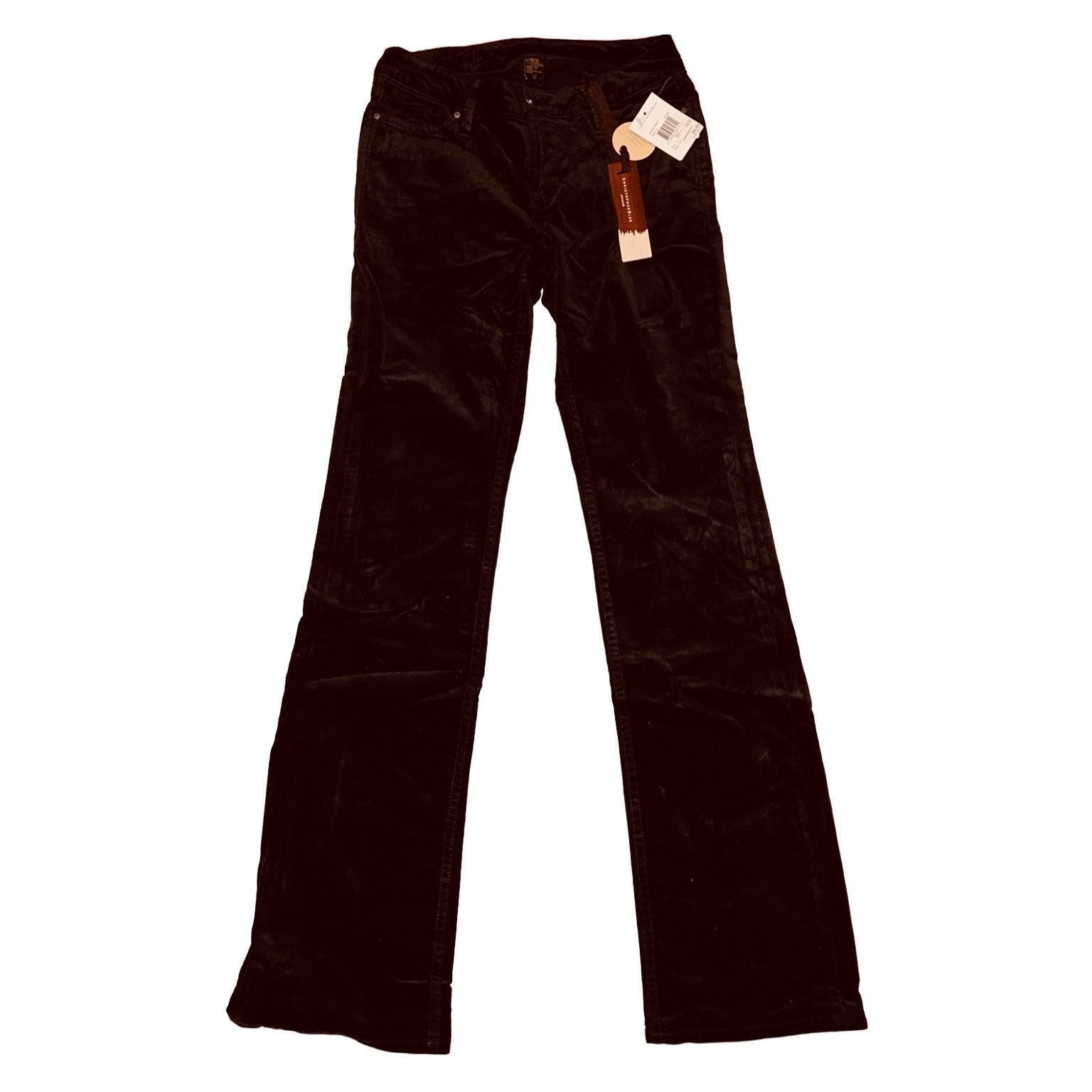 Other NWT Christopher Blue Corduroy Bootleg Pants Womens Sz 0 Size US 26 / EU 42 - 1 Thumbnail