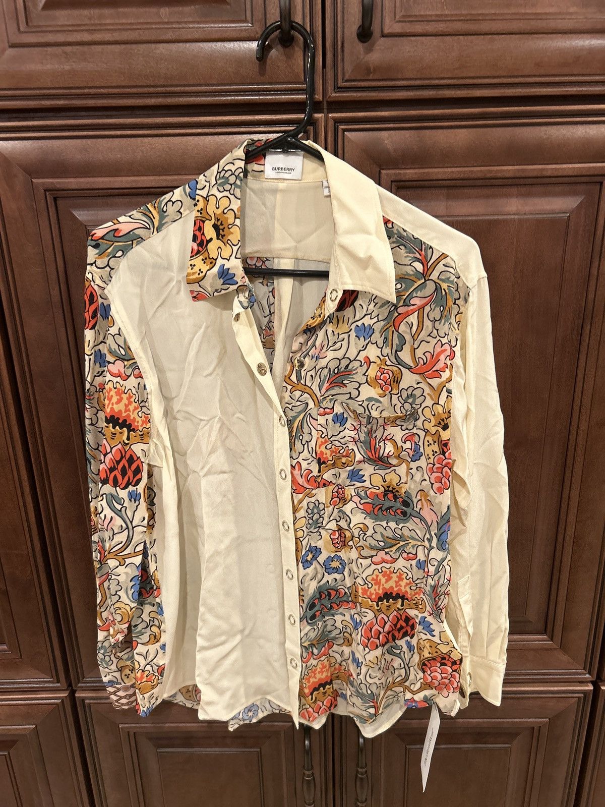 Burberry Burberry Silk Runway Shirt Size US S / EU 44-46 / 1 - 1 Thumbnail
