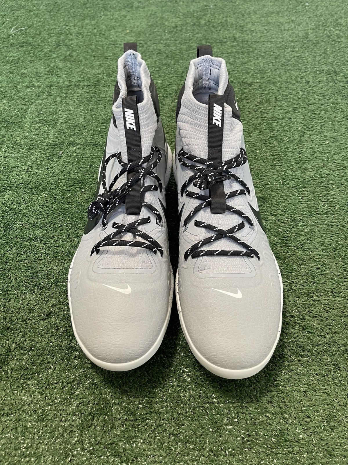 Nike Nike Alpha Huarache NXT MCS Mid Baseball Cleats Gray Black Size US 14 / EU 47 - 2 Thumbnail