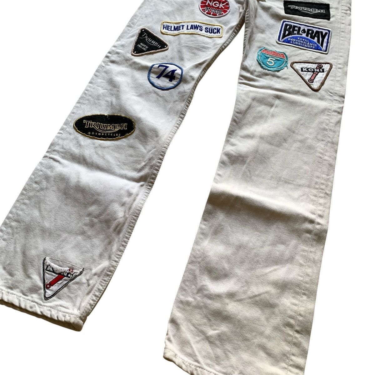 Junya Watanabe AD02 Comme Des Garcons Junya Watanabe Patch Pants Size US 31 - 6 Thumbnail