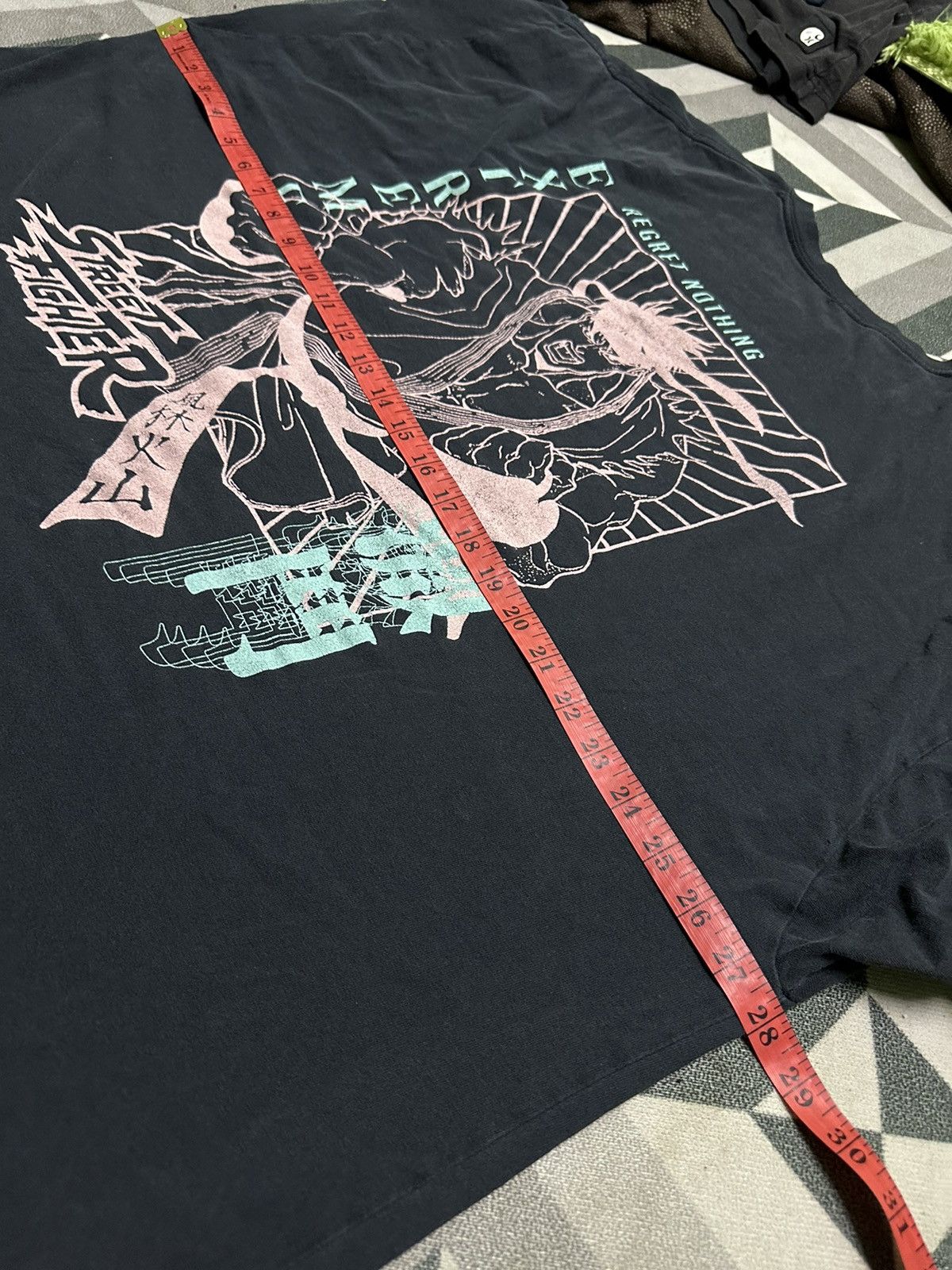 Vintage Vintage Street fighter extreme regret nothing backhit tshirt Size US XXL / EU 58 / 5 - 6 Thumbnail