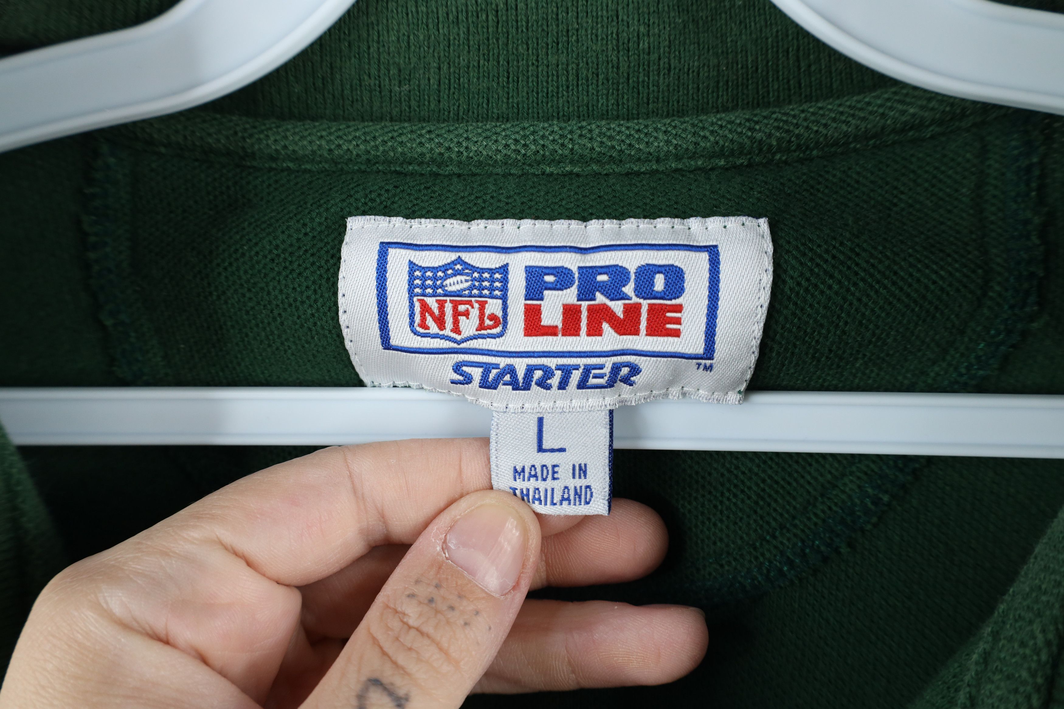 Starter × Vintage Vintage 90s Starter Pro Line Green Bay Packers Football Polo Size US L / EU 52-54 / 3 - 9 Thumbnail