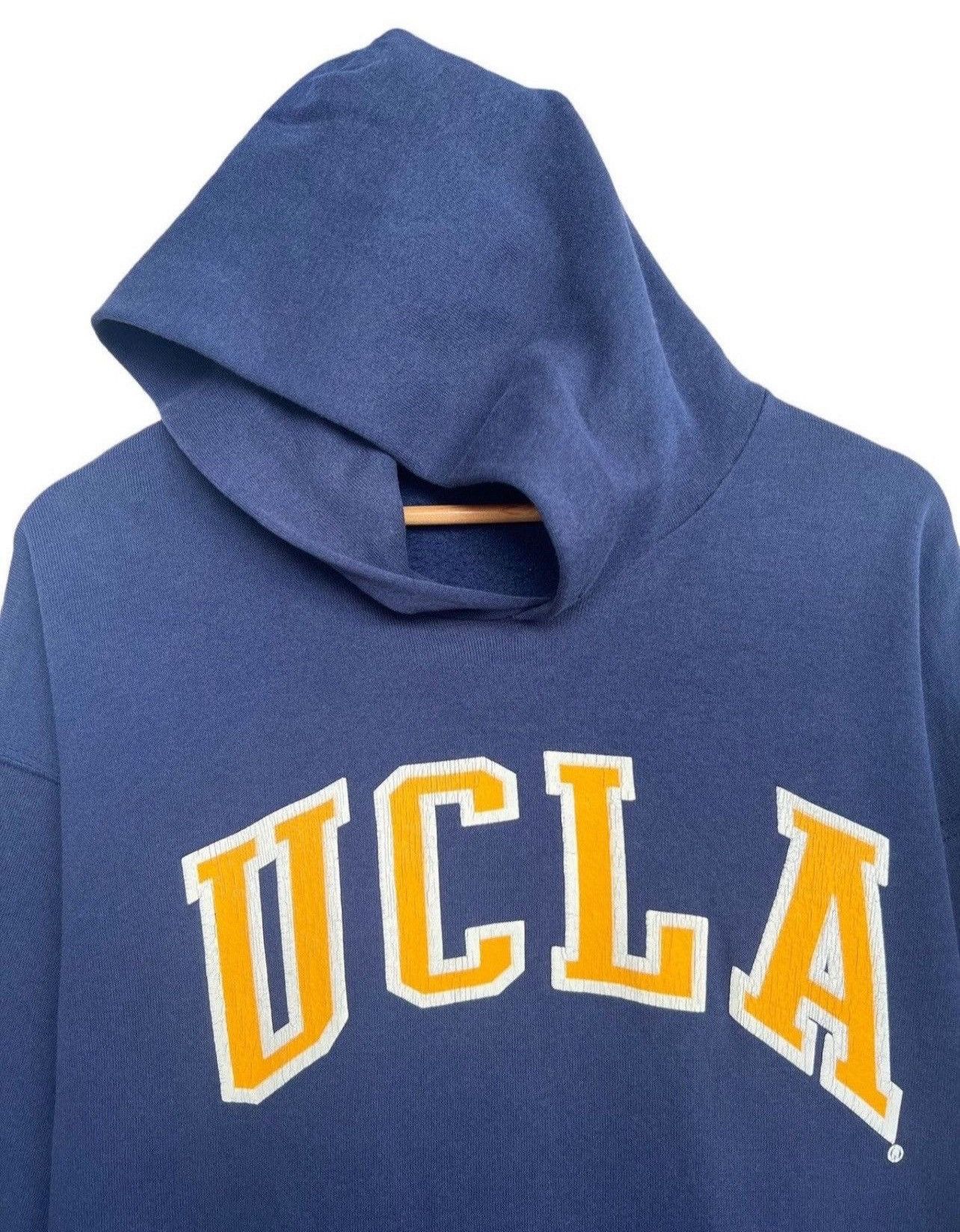 Vintage Vintage 90s UCLA Hoodie Skate Sun Faded Baggy Boxy Hoodie Size US L / EU 52-54 / 3 - 4 Thumbnail