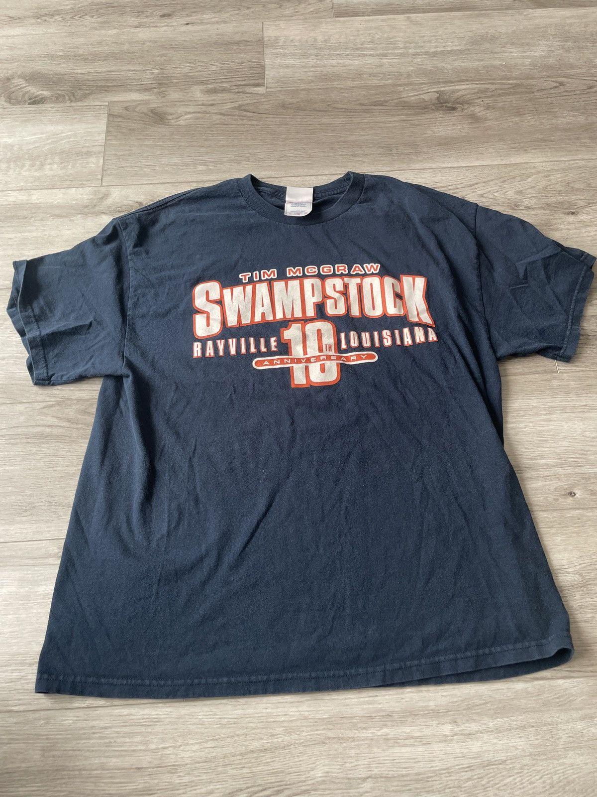 Vintage 2004 Tim McGraw Swampstock tee Size US XL / EU 56 / 4 - 1 Thumbnail