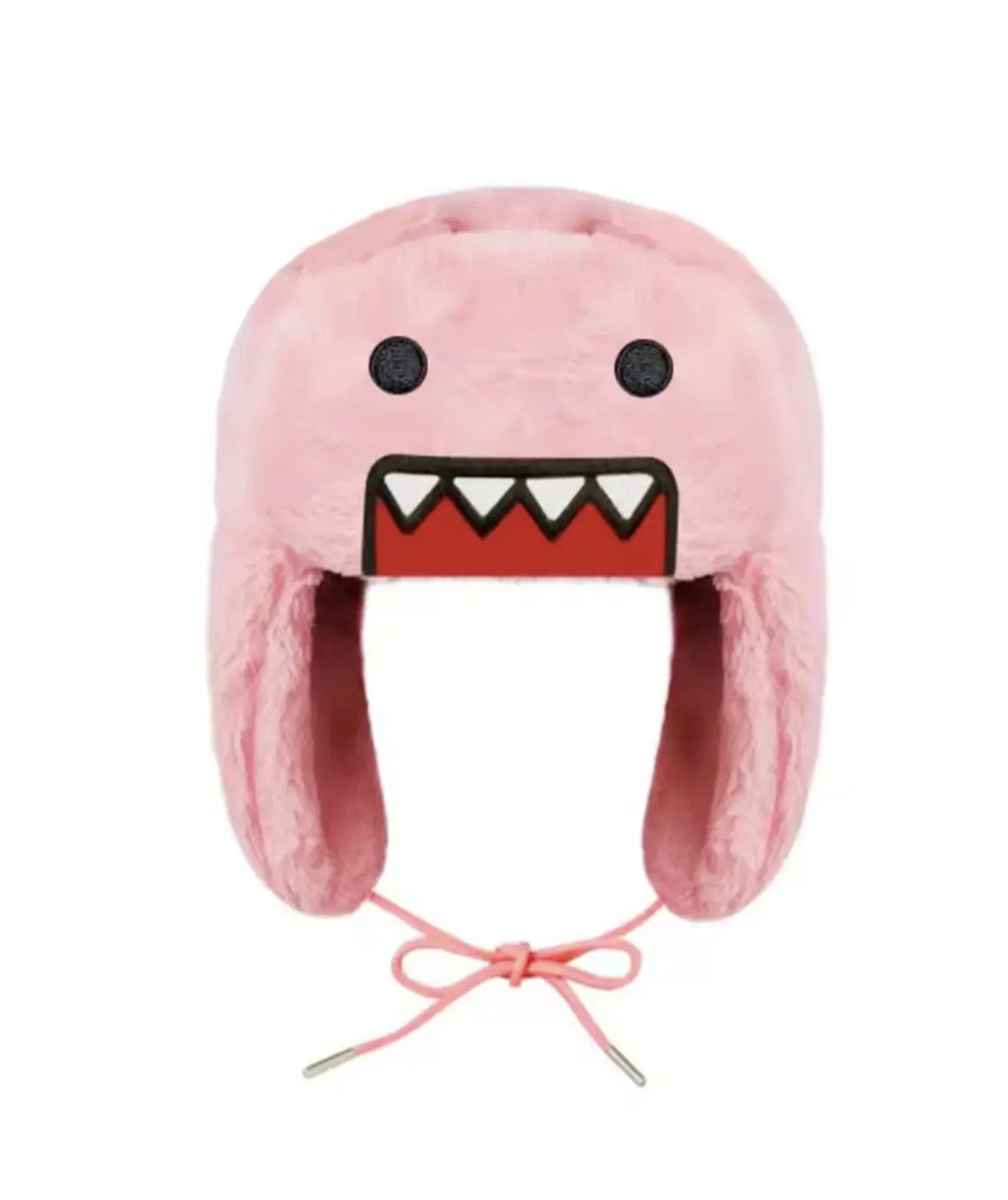 Japanese Brand Y2K Domo Bear Kun Pink Ushanka Autumn Winter Warm Hat Size ONE SIZE - 1 Thumbnail