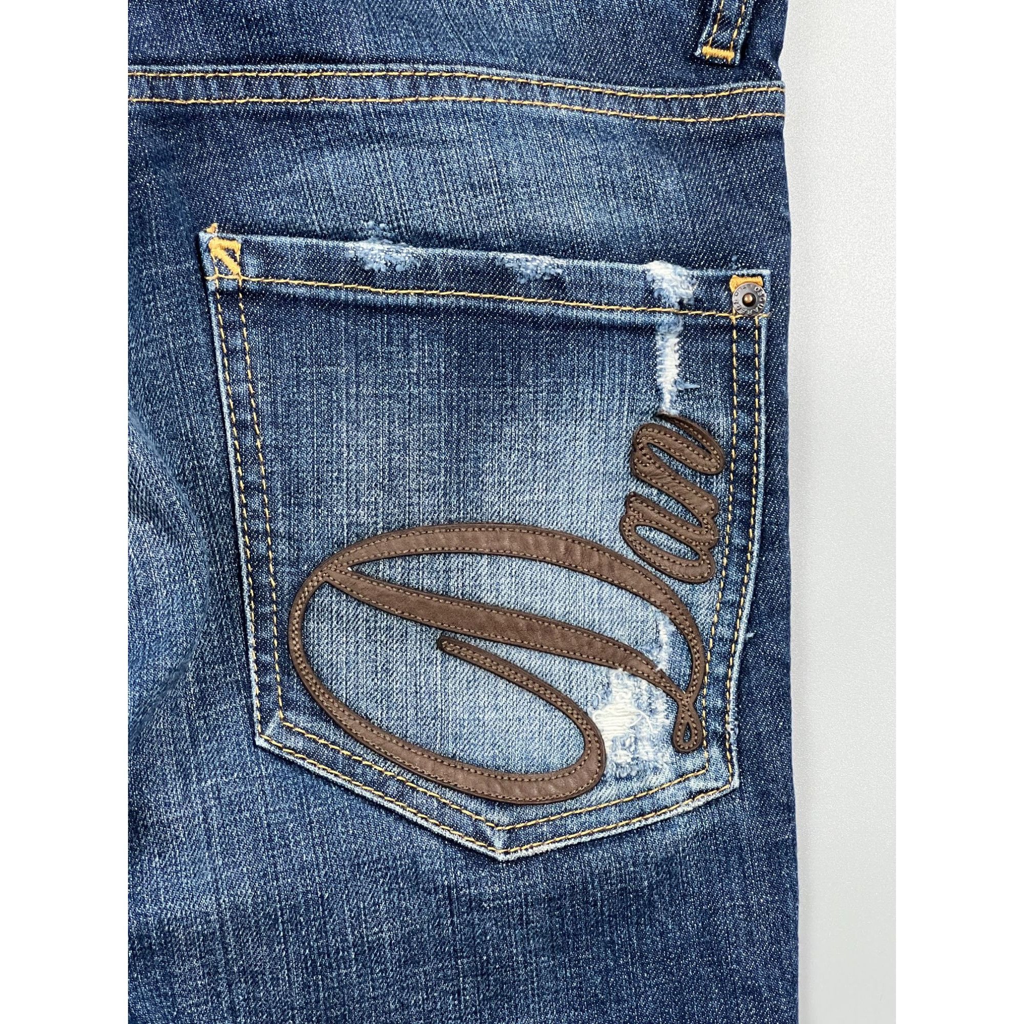 Dsquared2 Dsquared2 Distressed Denim Jeans Pants (Y0874) Size US 30 / EU 46 - 14 Thumbnail