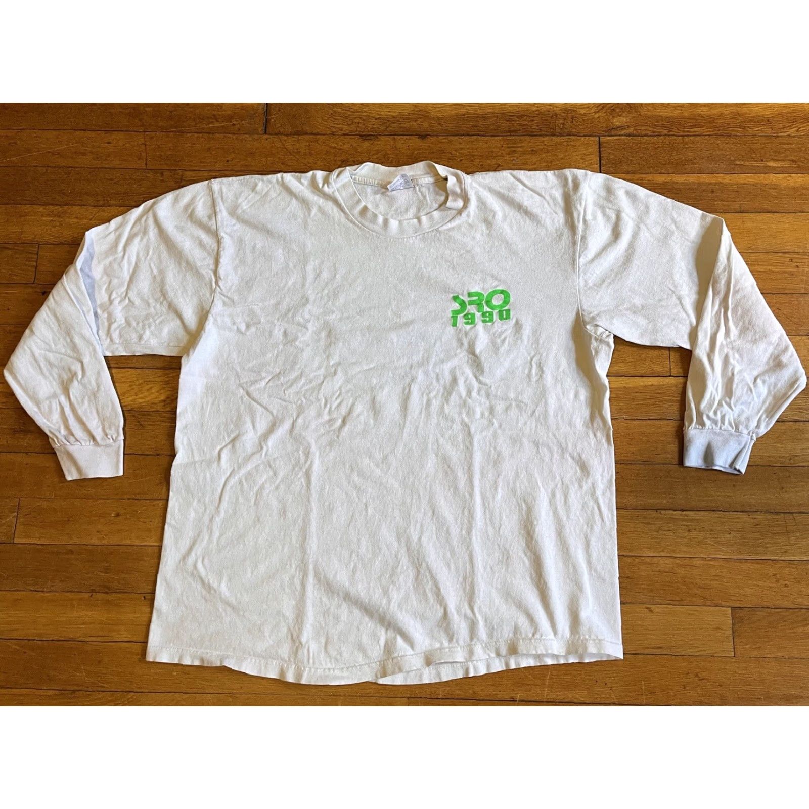 Vintage VINTAGE 90s Stedman SRO Student Resource Officer Shirt Men XL White Long Sleeve Crew Neck Graphic Print Logo Double-Sided Retro Hippie Teacher Size US XL / EU 56 / 4 - 2 Thumbnail