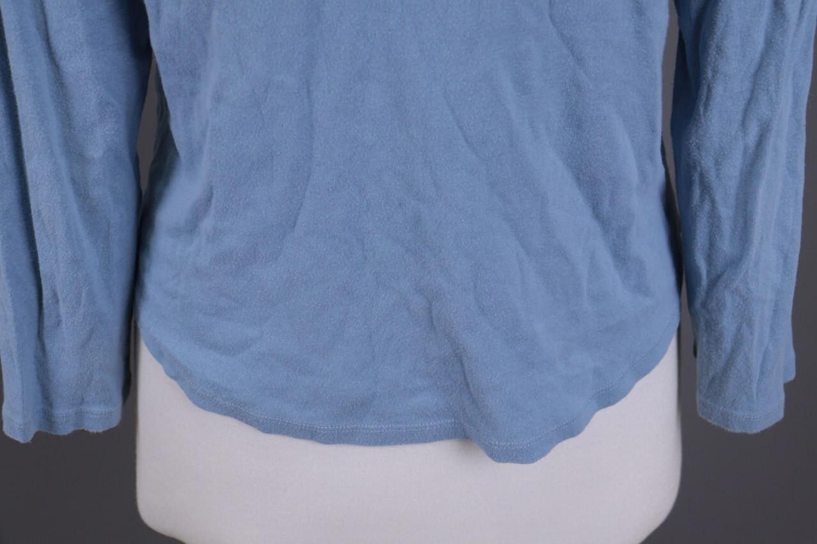 Lauren Ralph Lauren Lauren Ralph Lauren Blue Henley Summer Blouse Shirt L Size L / US 10 / IT 46 - 12 Thumbnail