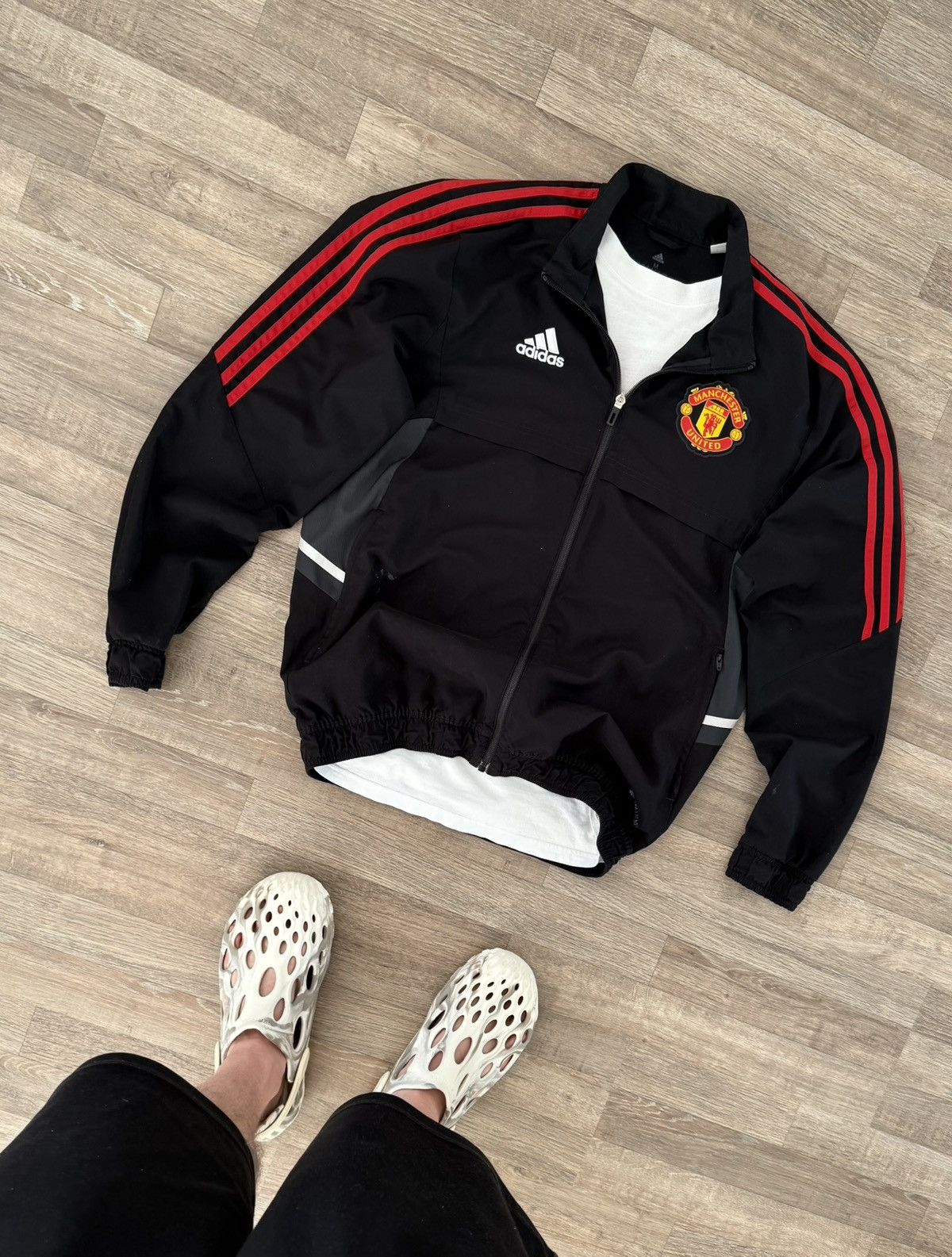 Adidas Adidas Y2K Manchester United Track Soccer Blokecore Jacket Size US M / EU 48-50 / 2 - 1 Thumbnail