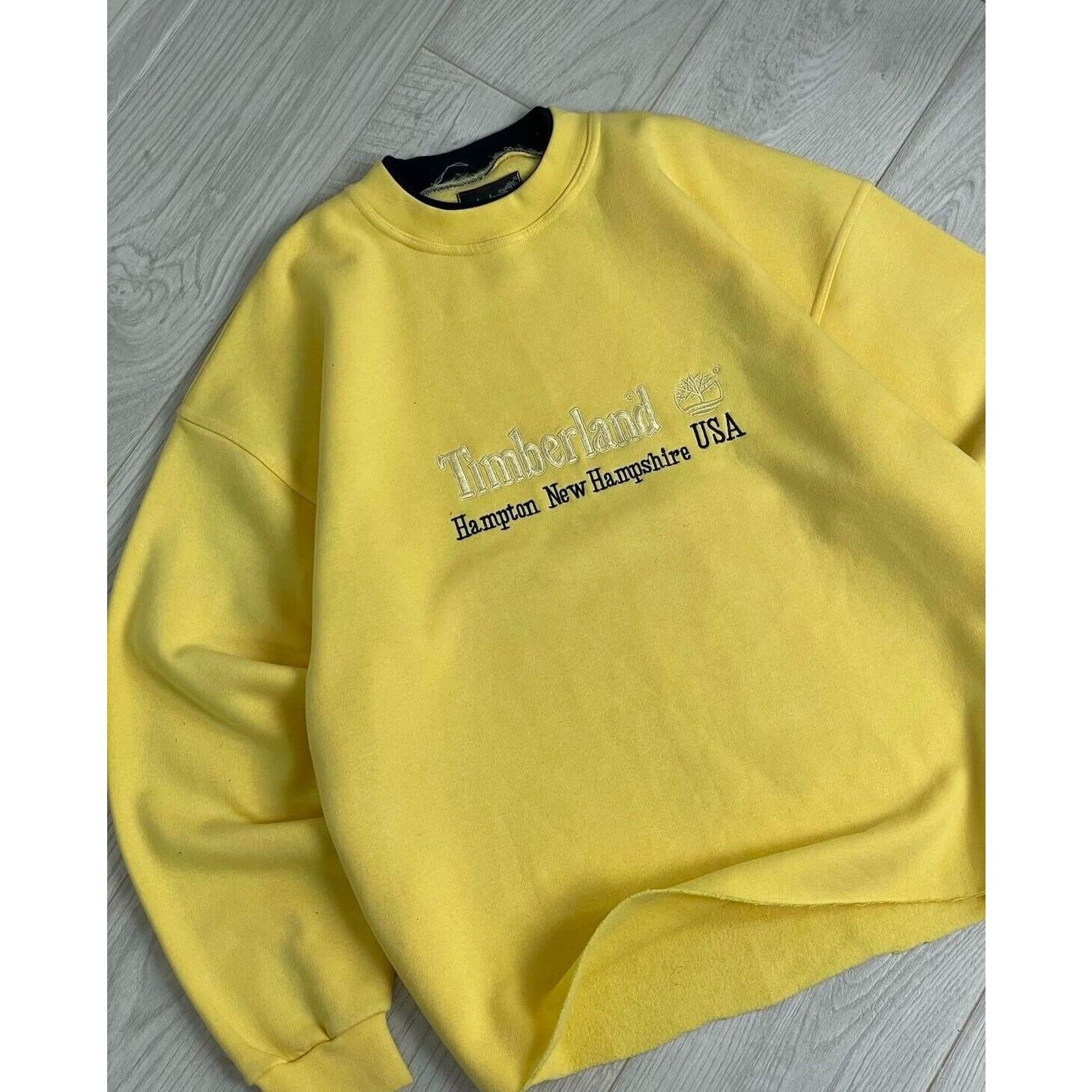 Timberland Vintage Timberland Crewneck Sweatshirt Yellow Embroidered XL Size US XL / EU 56 / 4 - 4 Thumbnail