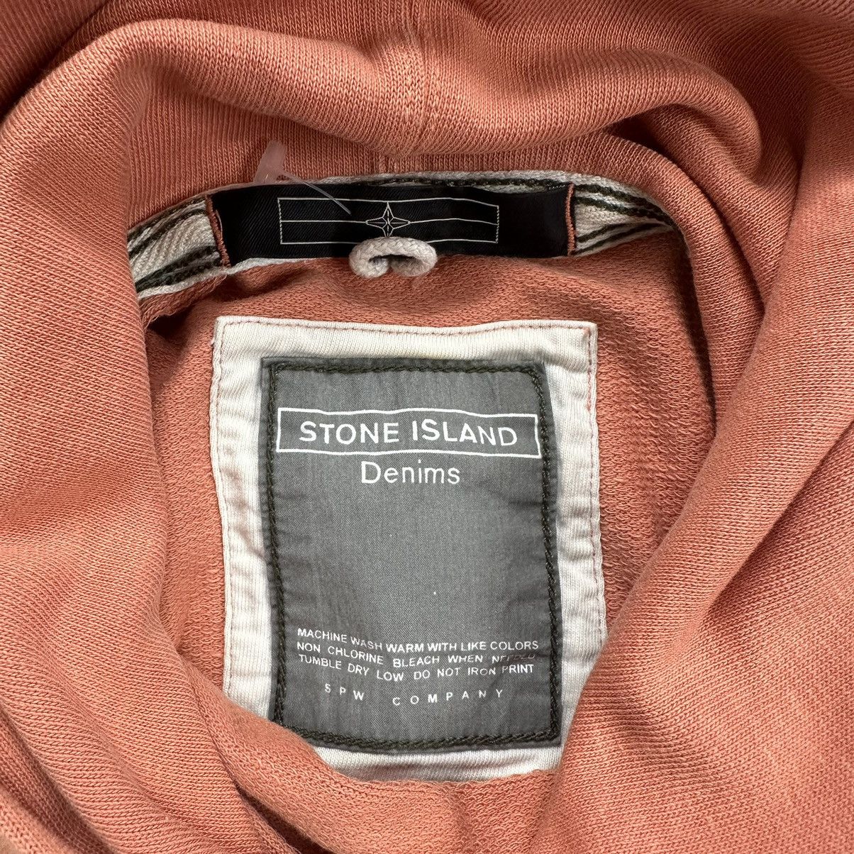 Stone Island Stone island denim vintage big logo hoodie Size US S / EU 44-46 / 1 - 6 Thumbnail