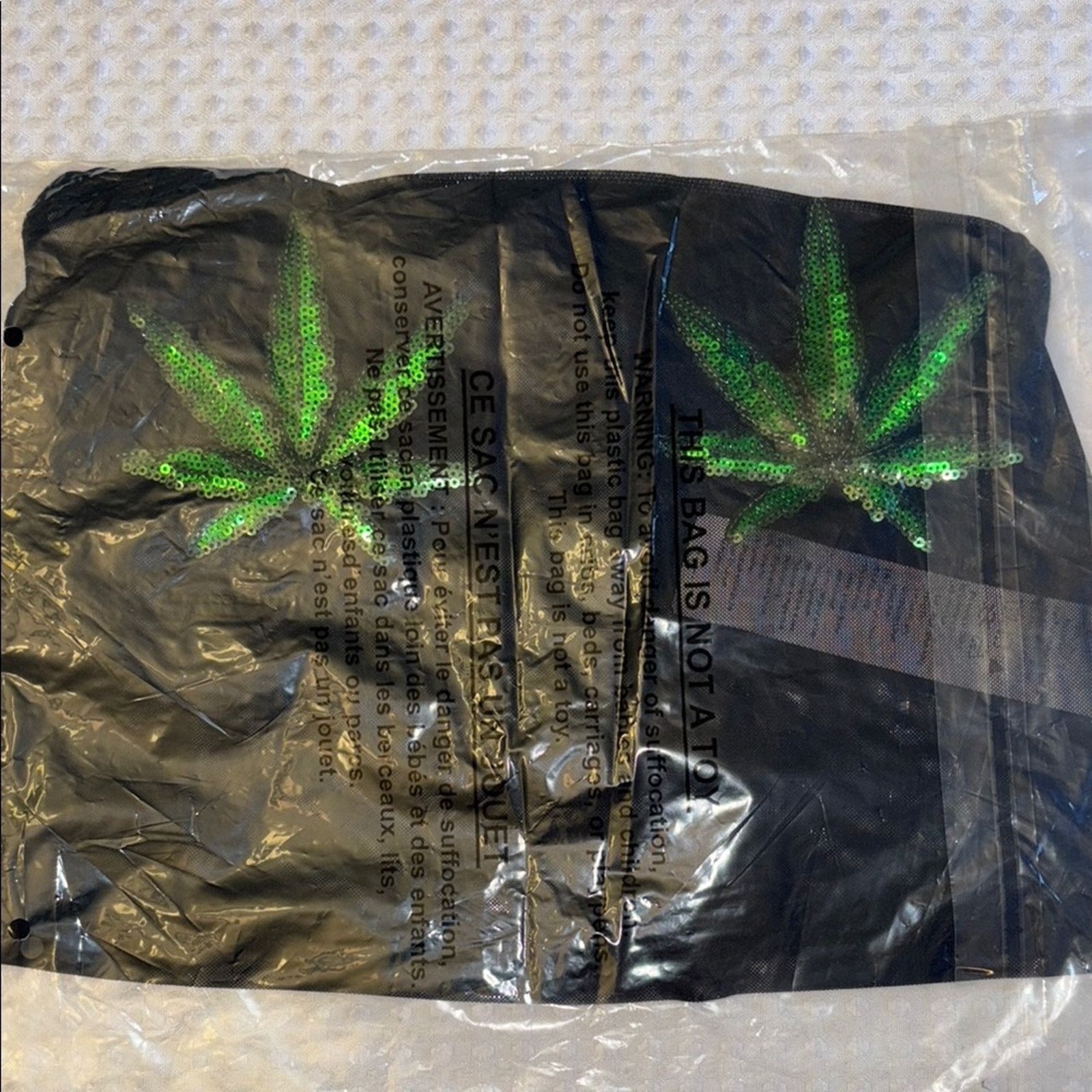Iron Fist NEW! Iron Fist L Sheer Black Mary Jane Sequin Crop Tank Top Size L / US 10 / IT 46 - 6 Thumbnail