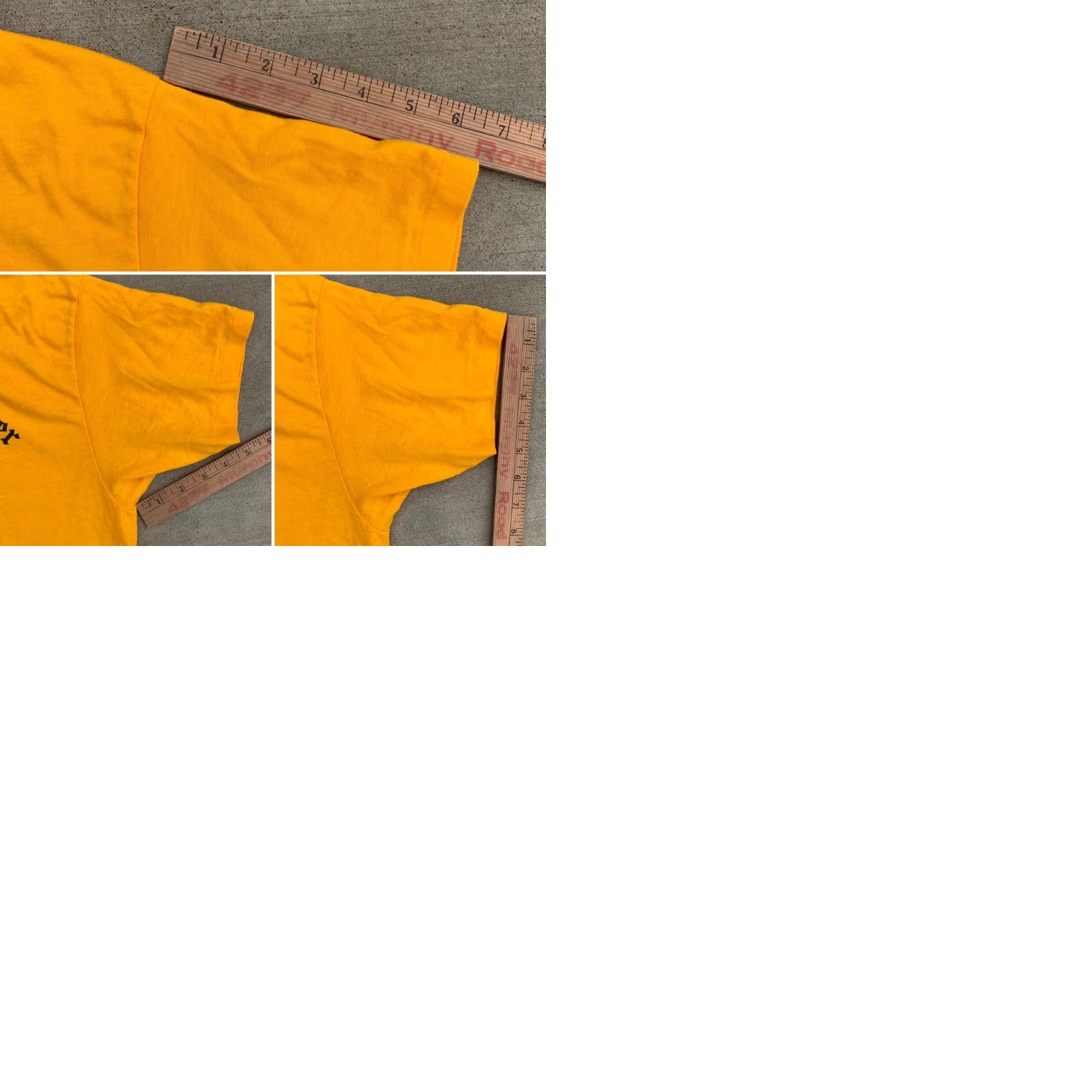 Hanes VINTAGE Hanes T-Shirt IOOB Old Bastards Graphic Print Crew Neck Short Sleeve L Yellow 50/50 Cotton Polyester Men Size US L / EU 52-54 / 3 - 12 Thumbnail