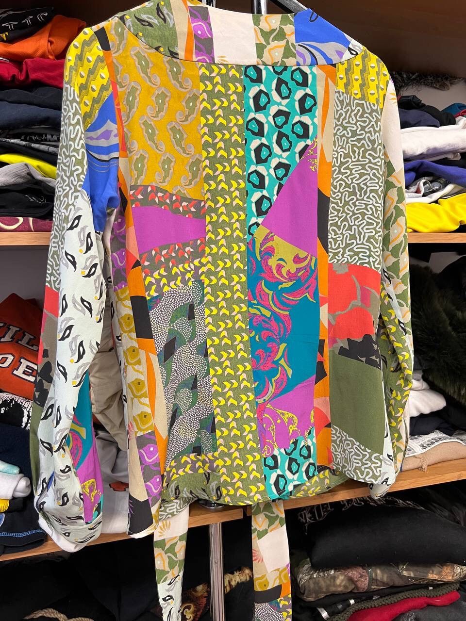 Etro Vintage 00s Etro Luxury Multicolour Long Sleeve Size M / US 6-8 / IT 42-44 - 10 Thumbnail