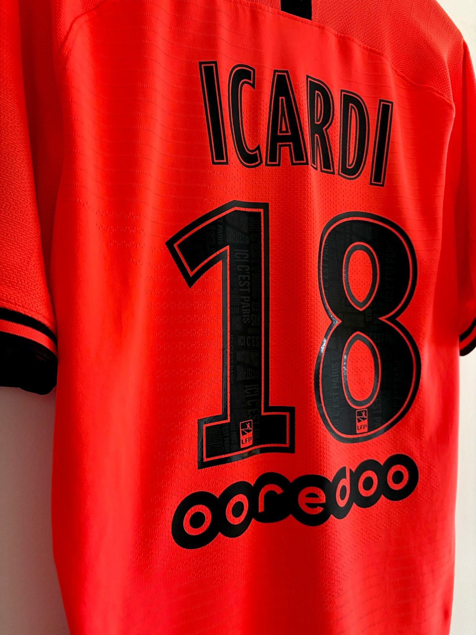 Jordan Brand PSG 2019/20 Away - Icardi 18 - Authentic Player Version Size US L / EU 52-54 / 3 - 13 Thumbnail