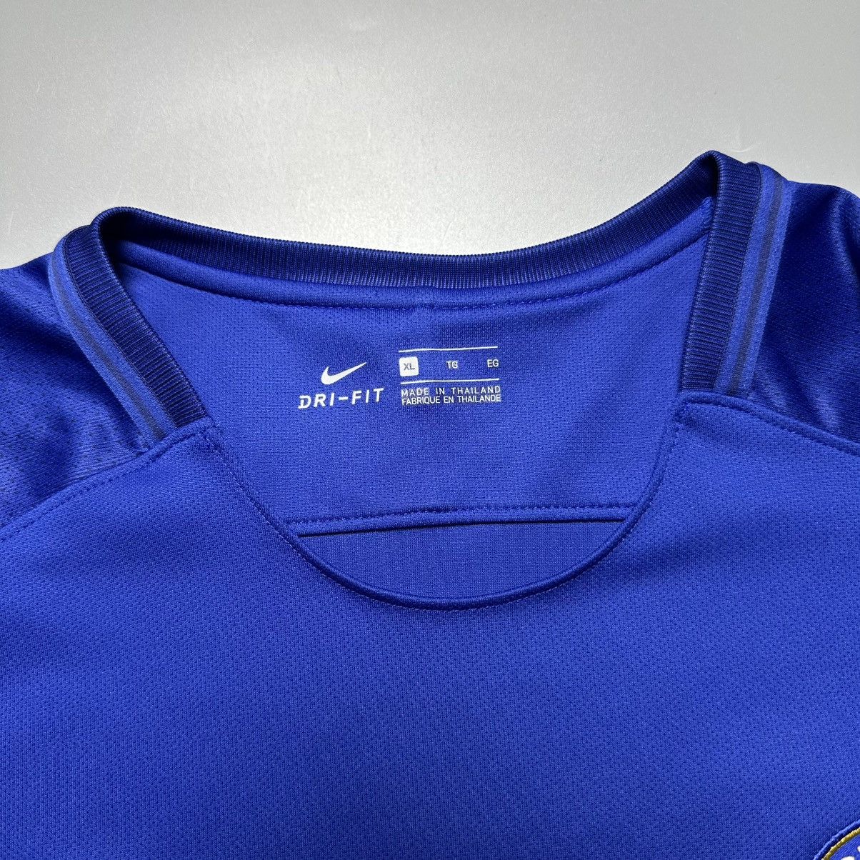 Nike CHELSEA NIKE 2017/2018 FOOTBALL HOME JERSEY #10 HAZARD Size US XL / EU 56 / 4 - 5 Thumbnail