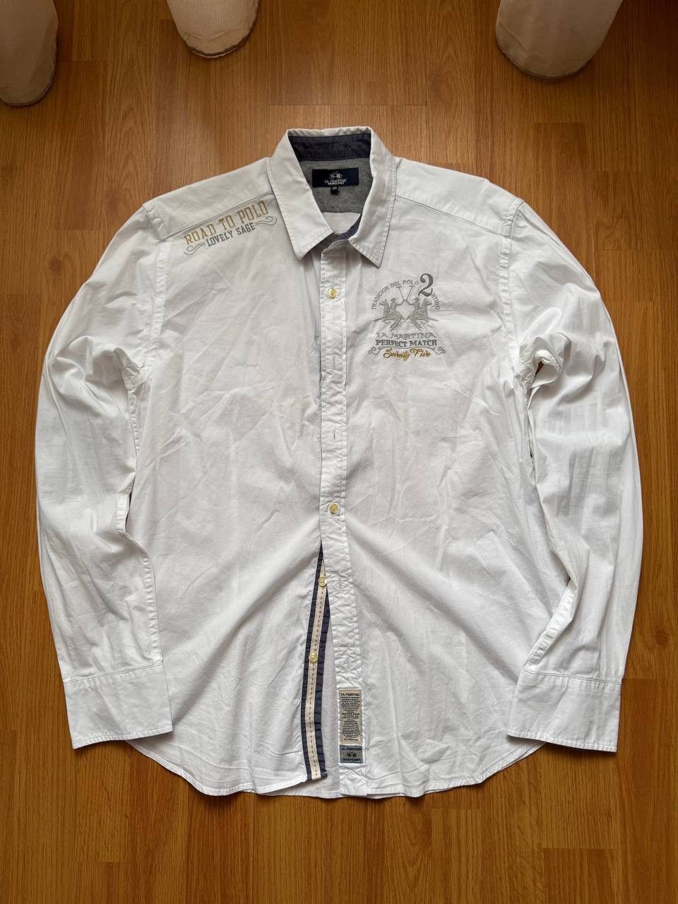La Martina Vintage La Martina 90S Rare shirt Y2K Retro rare hype Size US M / EU 48-50 / 2 - 1 Thumbnail