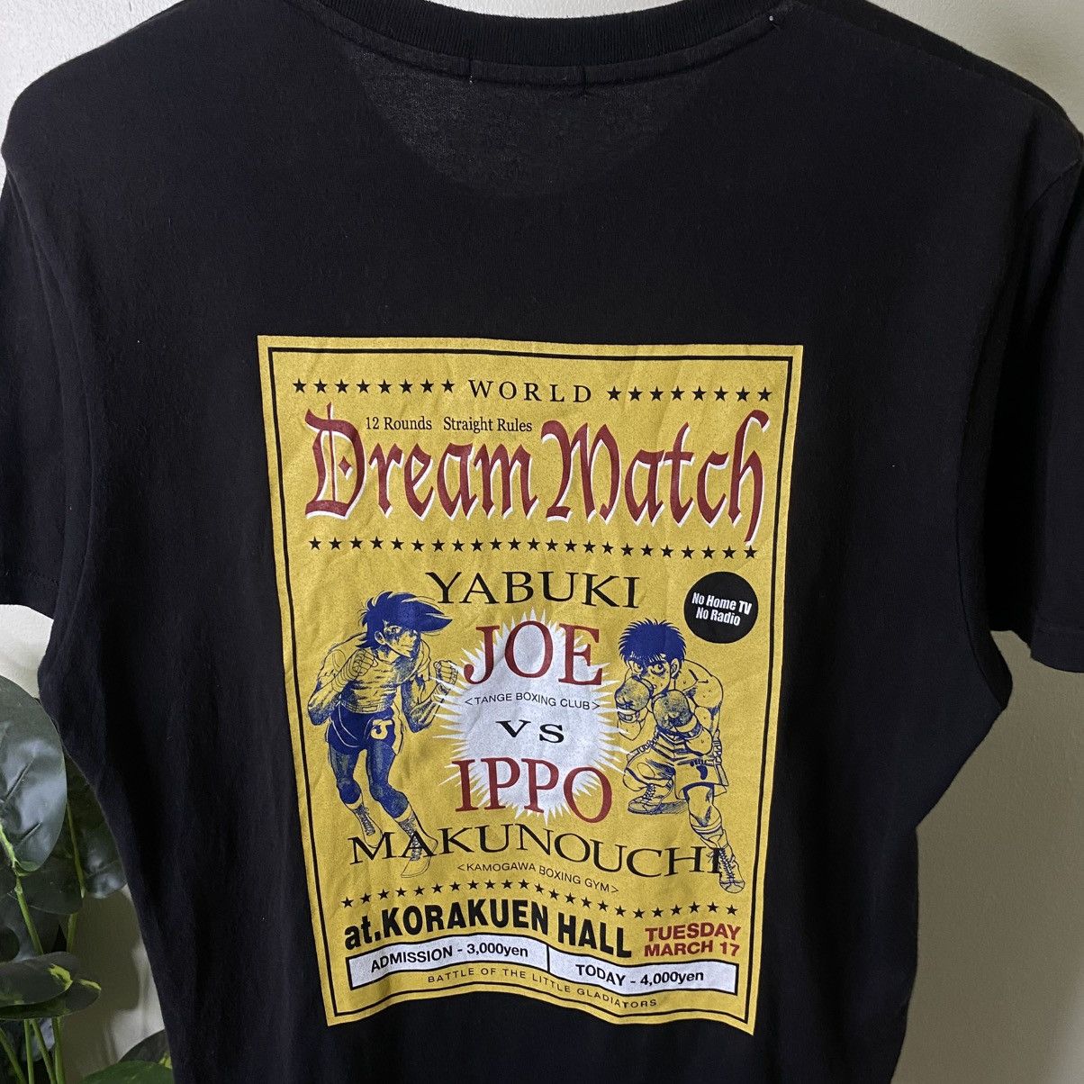 Anime Uniqlo UT Joe VS Ippo Baki The Grappler Manga Series Tee Size US M / EU 48-50 / 2 - 2 Thumbnail