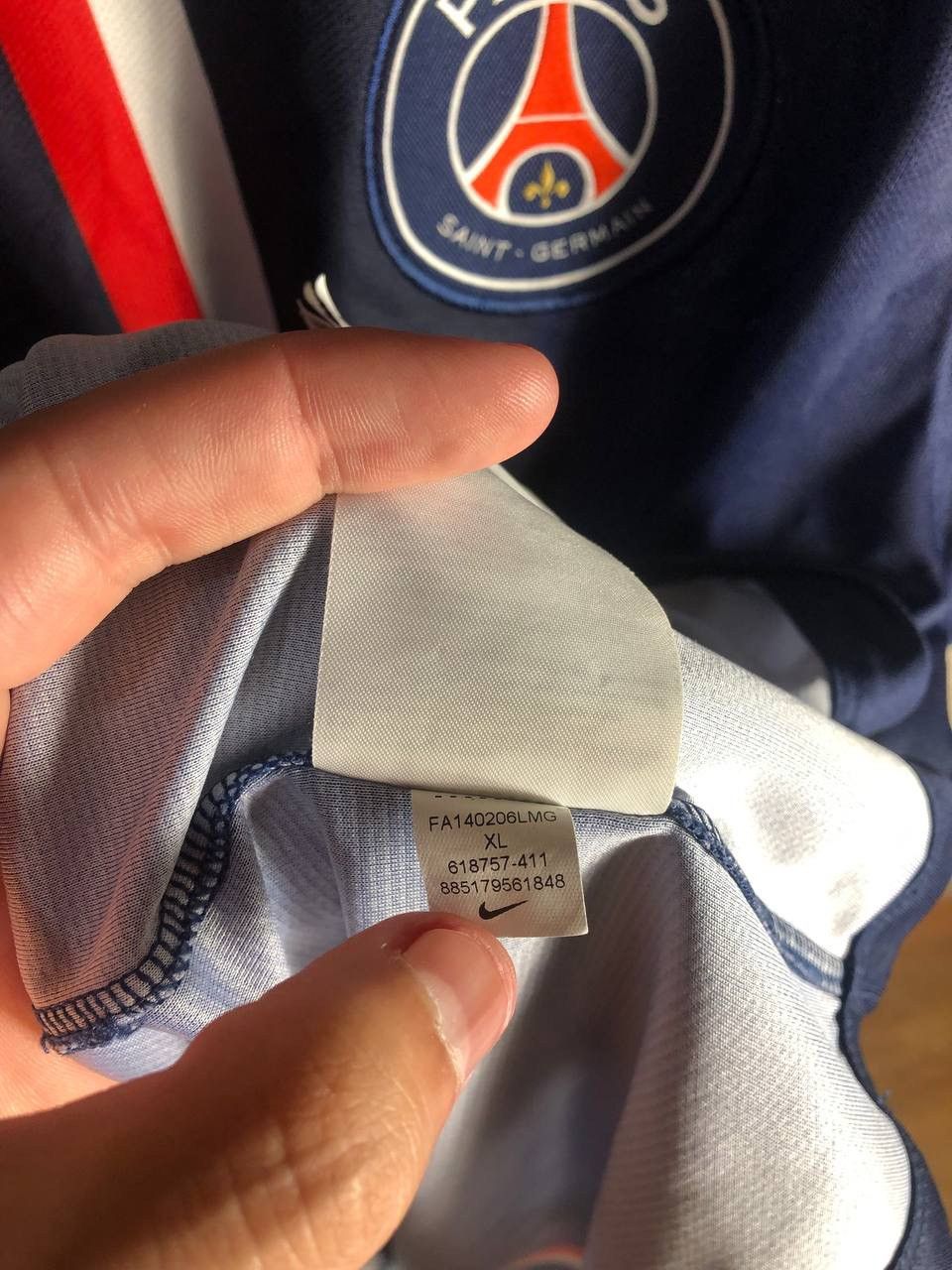 Nike VINTAGE NIKE FC PSG PARIS FRANCE SOCCER JERSEY RETRO Y2K 90s Size US XL / EU 56 / 4 - 7 Thumbnail