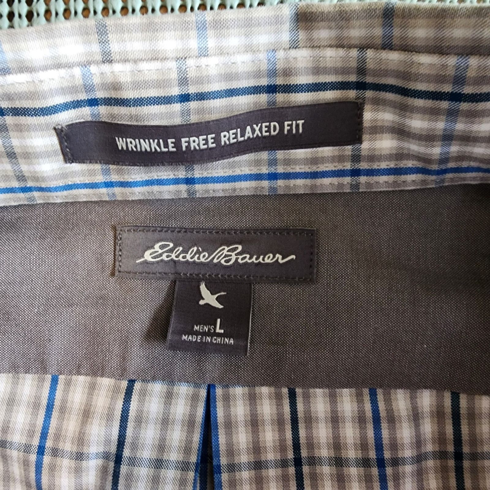 Eddie Bauer Eddie Bauer Relaxed Fit Plaid Button-Up Large Size US L / EU 52-54 / 3 - 7 Thumbnail